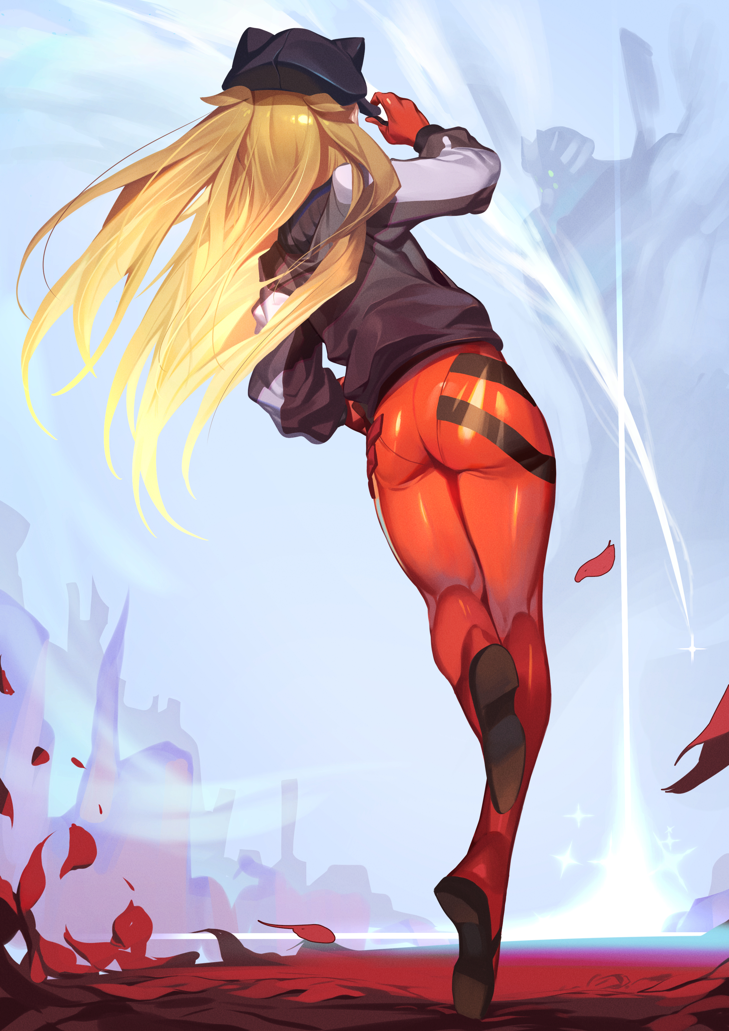 Asuka Langley Soryu Neon Genesis Evangelion Tights Asuka Langley Shikinami Artwork Anime Anime Girls 2480x3508