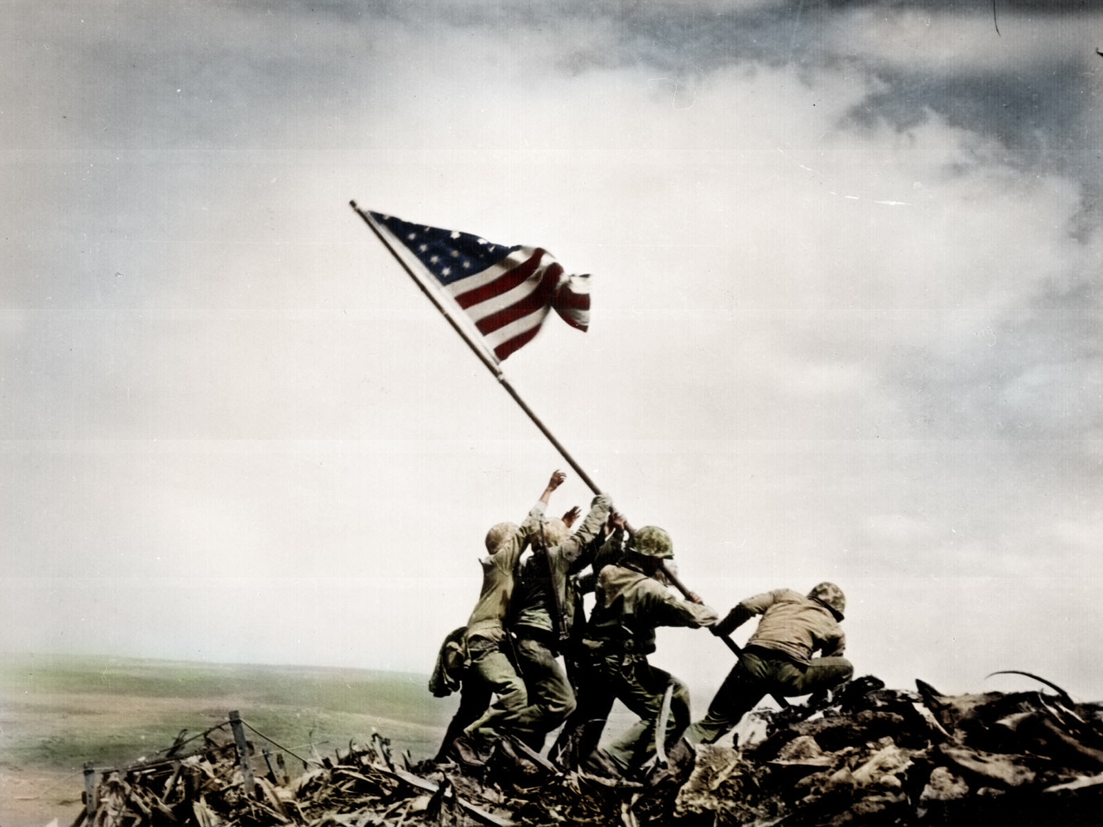 Marines Iwo Jima World War Ii 1600x1200