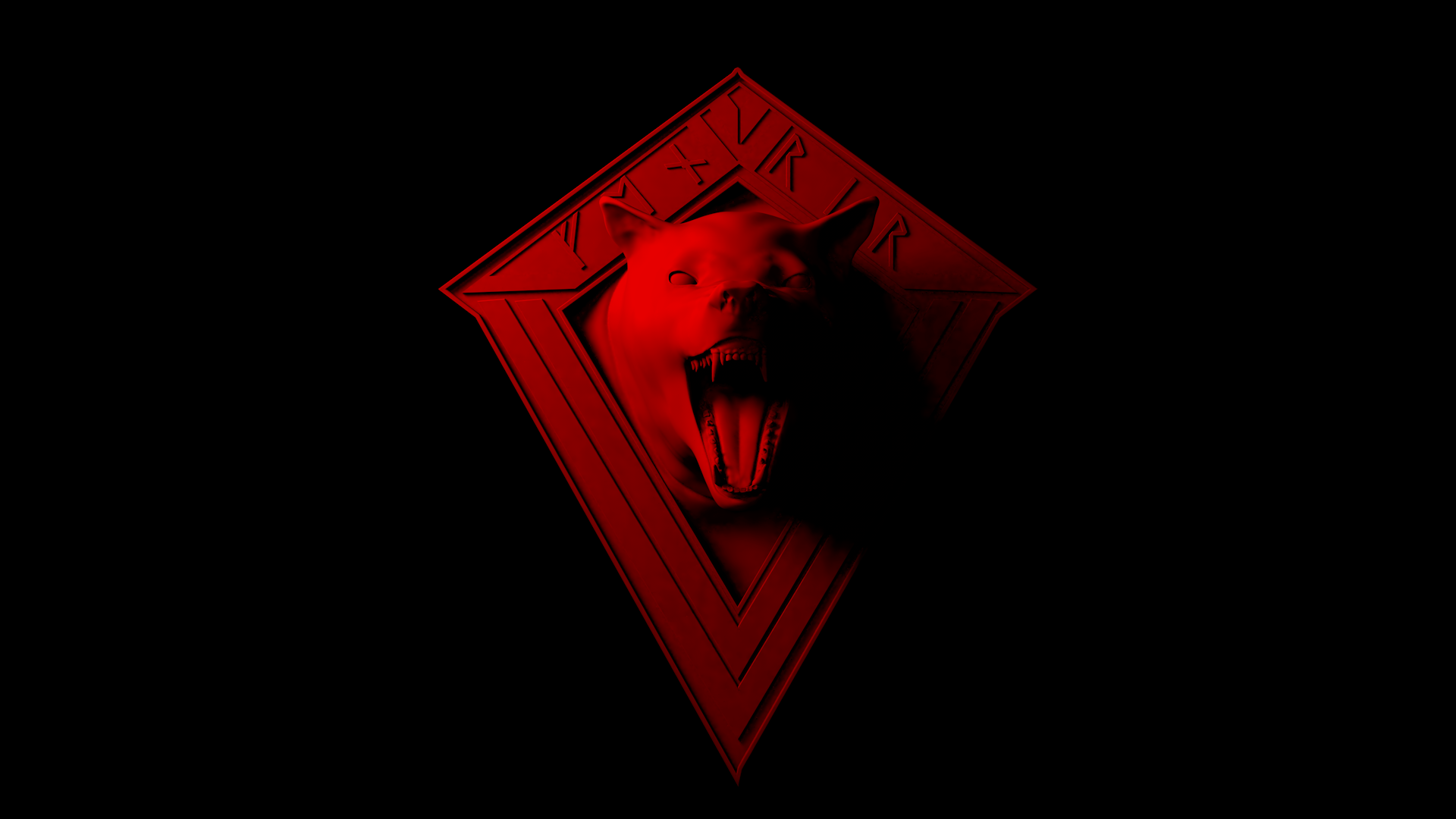 3d Design Fenrir Wolf 1920x1080