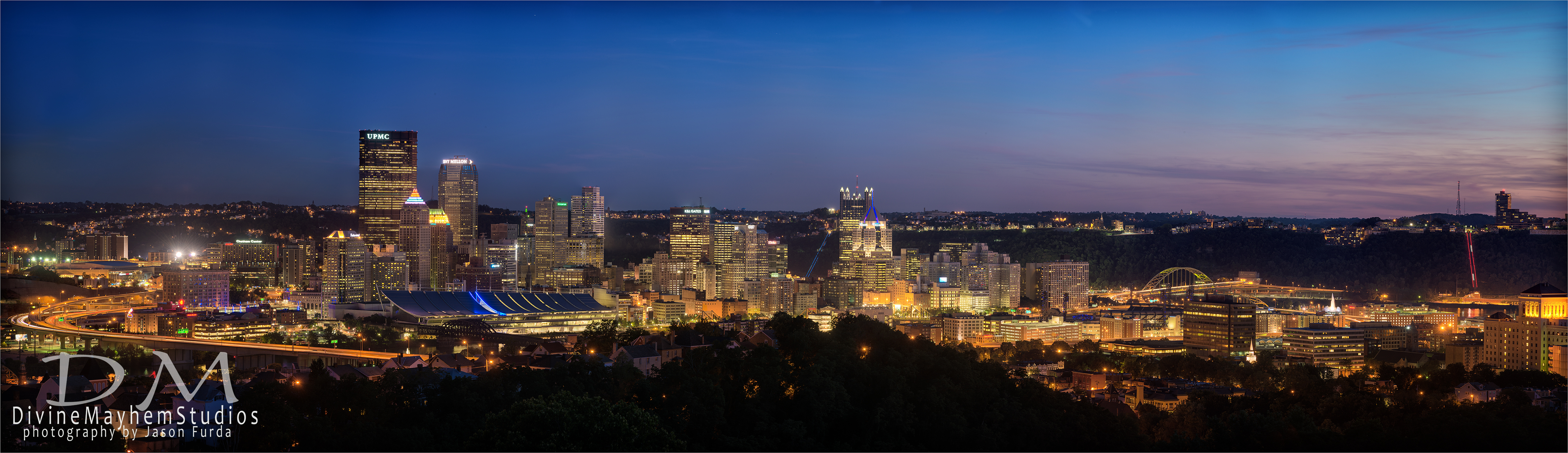Pittsburgh Pennsylvania City 4320x1250