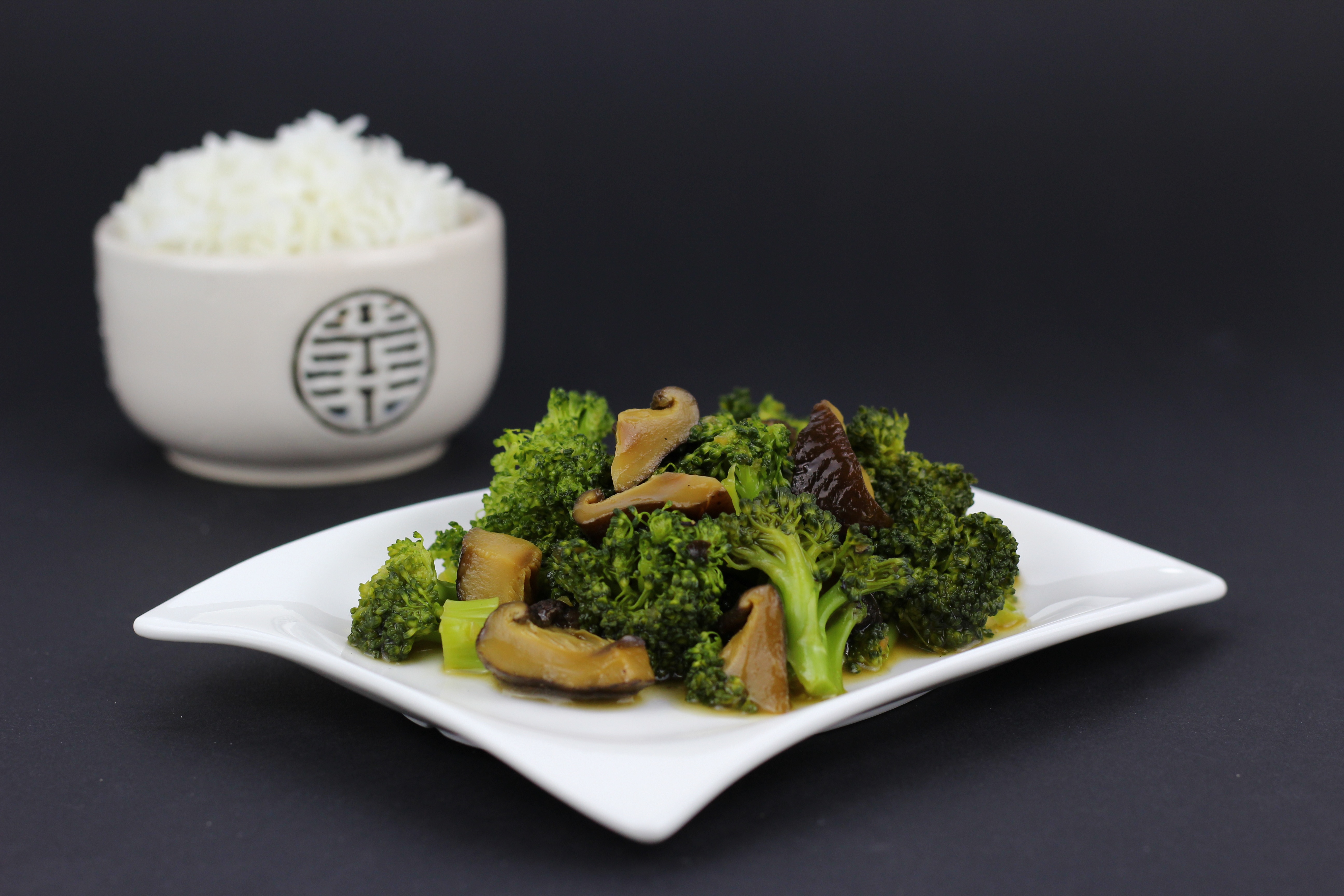 Rice Broccoli Mushroom Meal 5184x3456