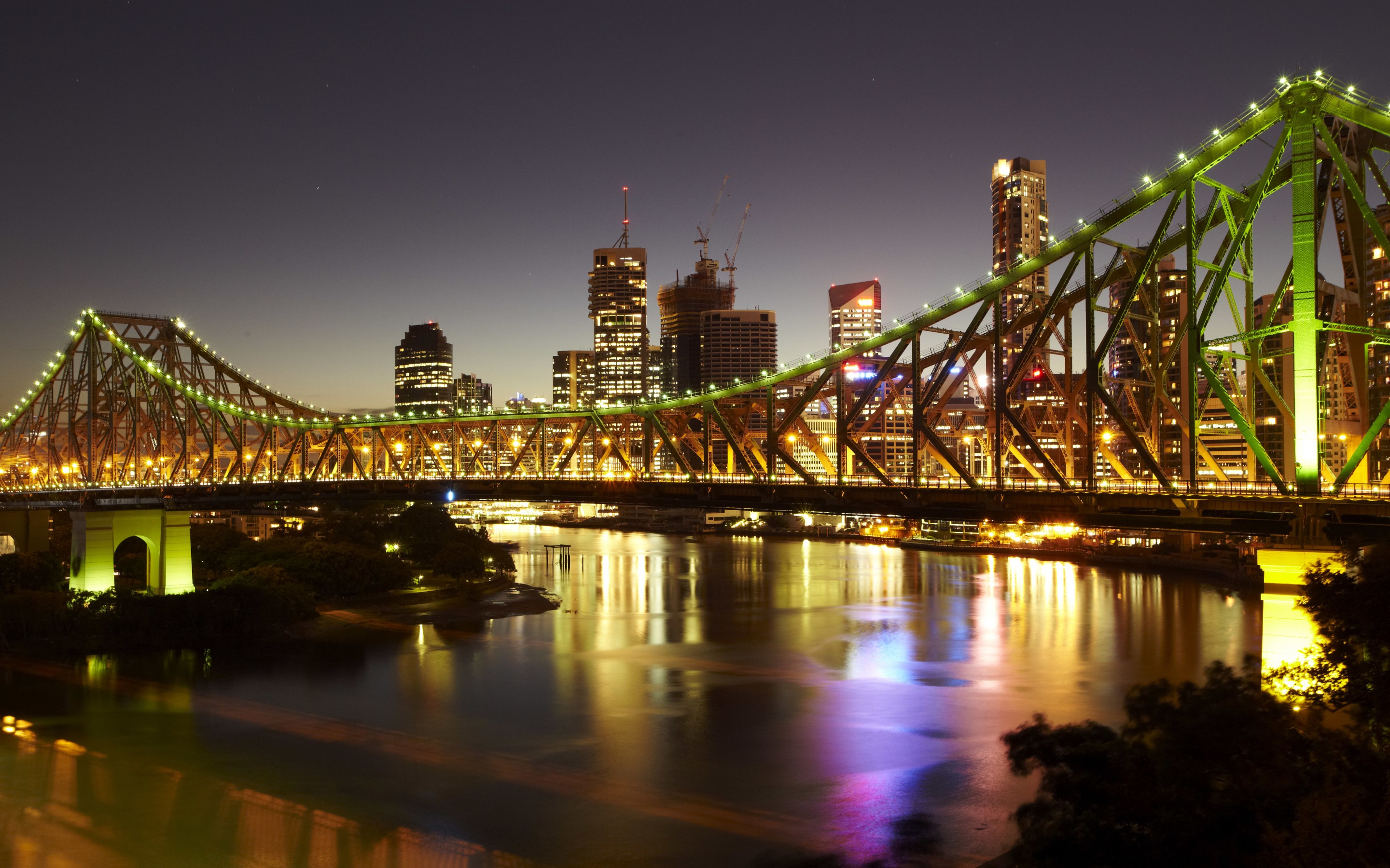 Australia Brisbane Story Bridge 2880x1800