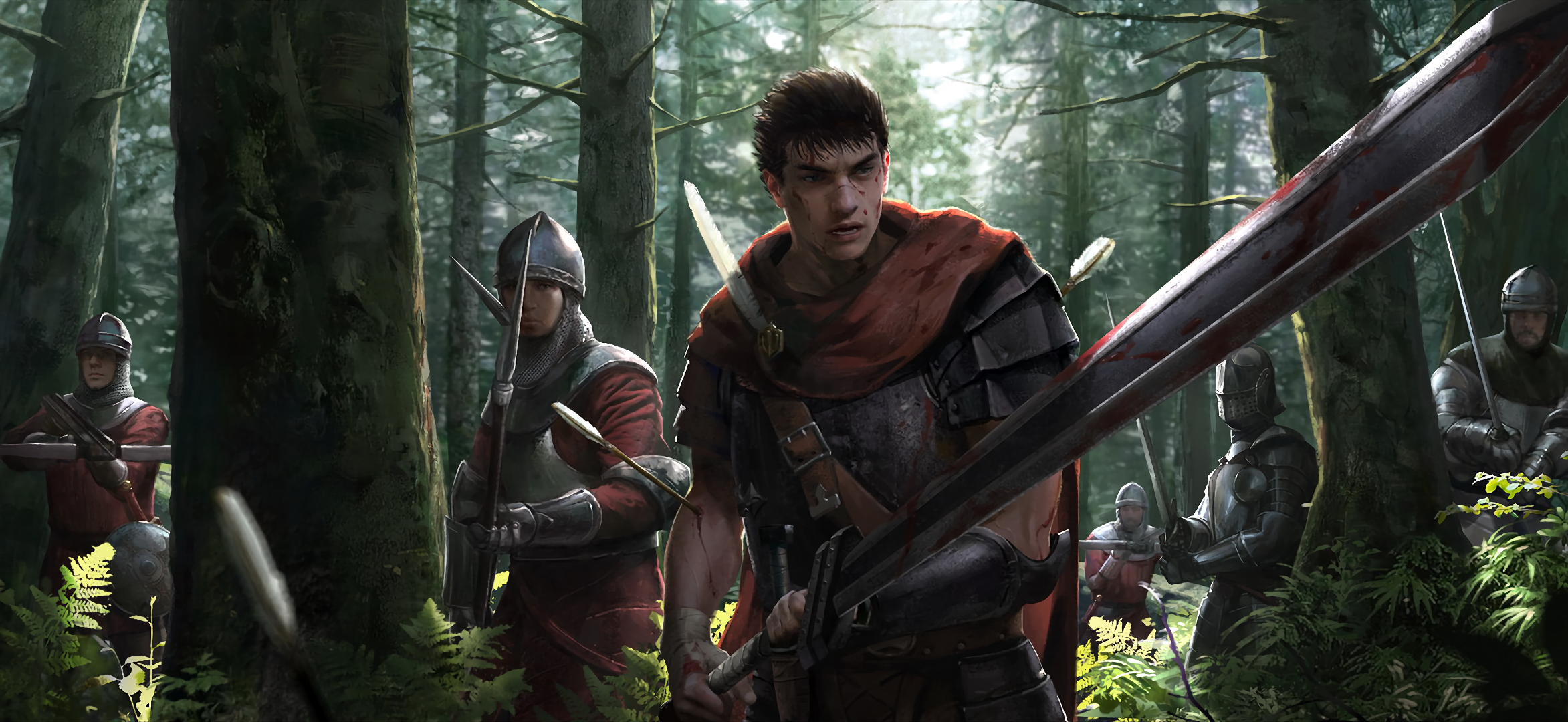 Berserk Guts Berserk 2345x1080