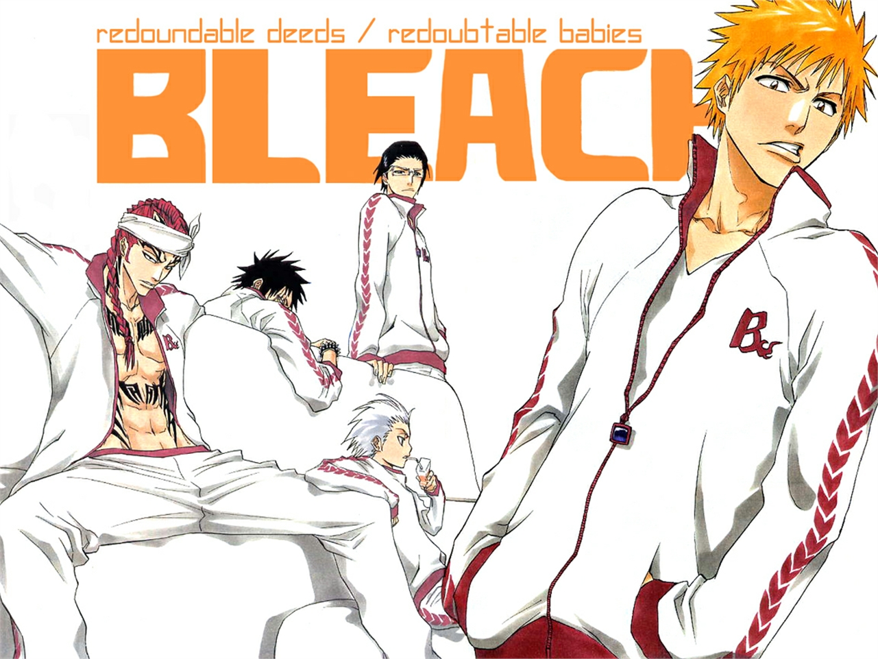 Hisagi Sh Hei Ichigo Kurosaki Renji Abarai T Shir Hitsugaya Uryu Ishida 1281x961