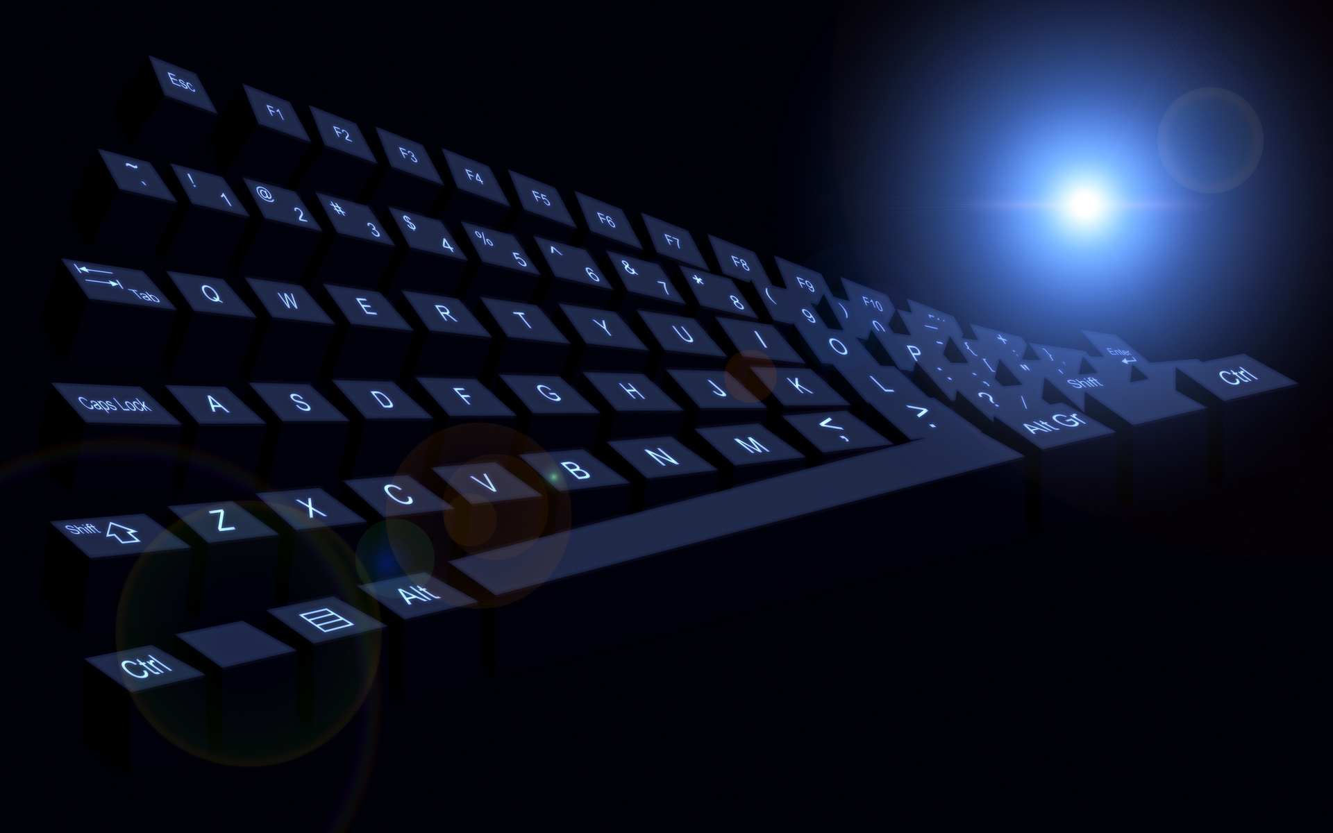 Technology Keyboard 1920x1200