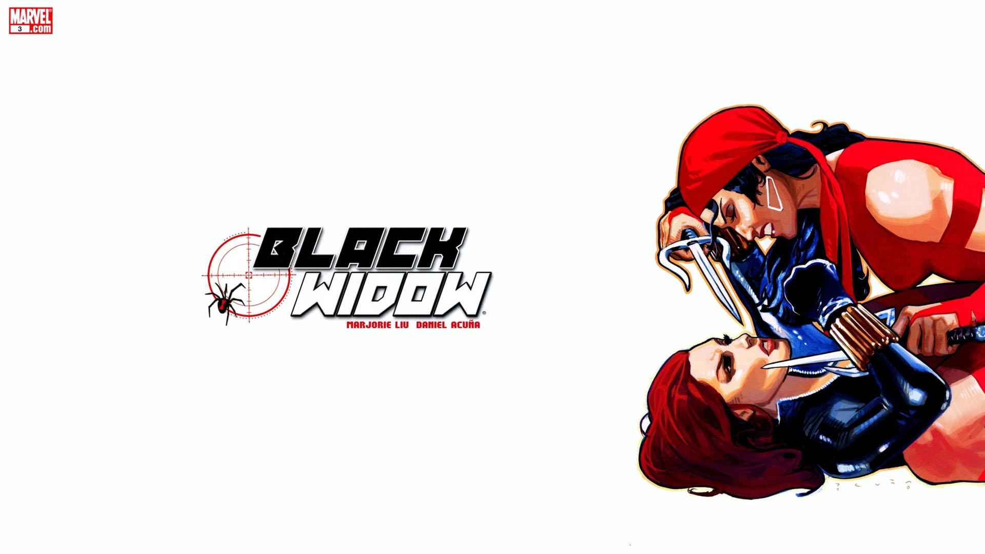 Black Widow Elektra Marvel Comics 1920x1080
