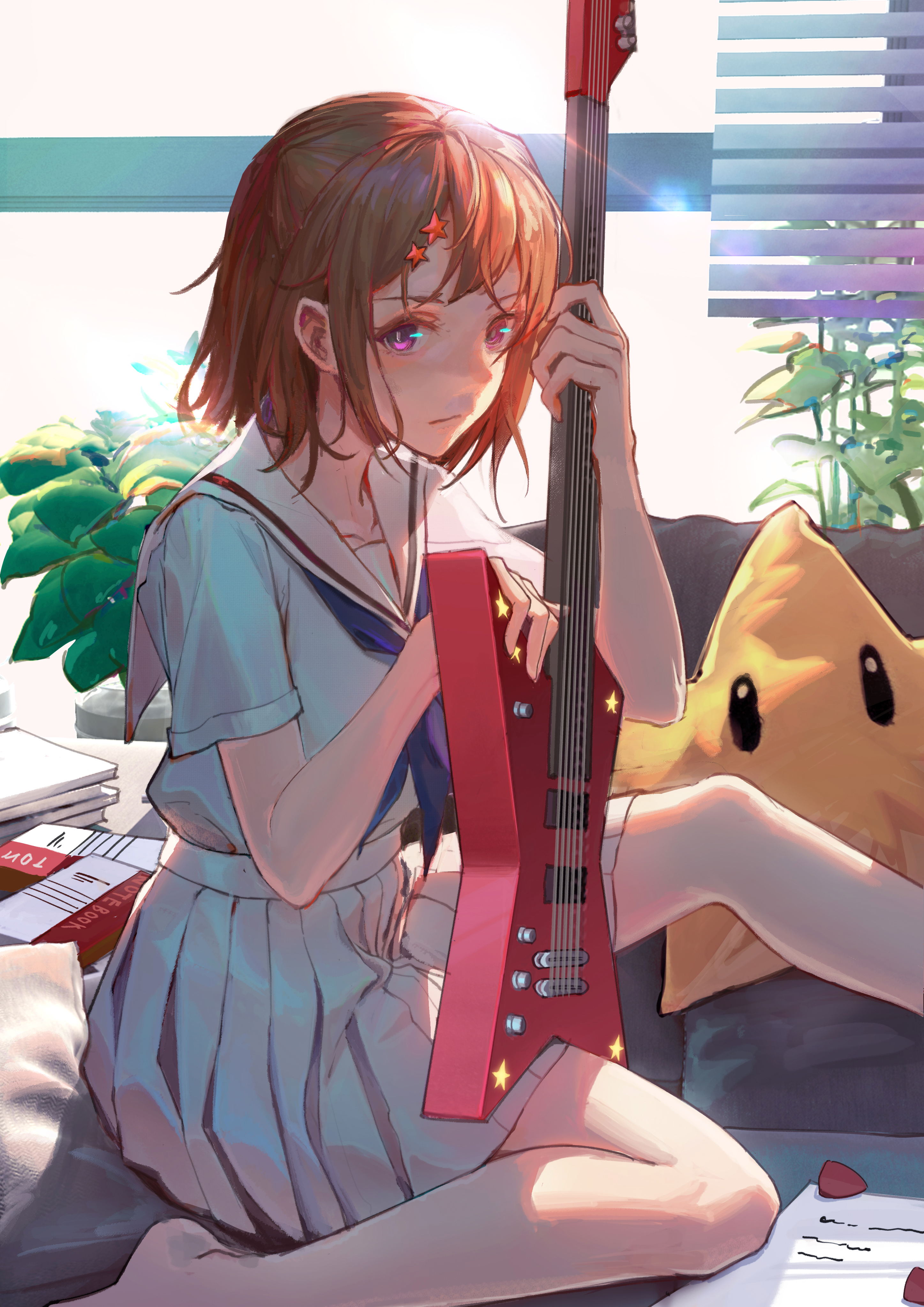 Anime Guitar GIF - Anime Guitar - Discover & Share GIFs