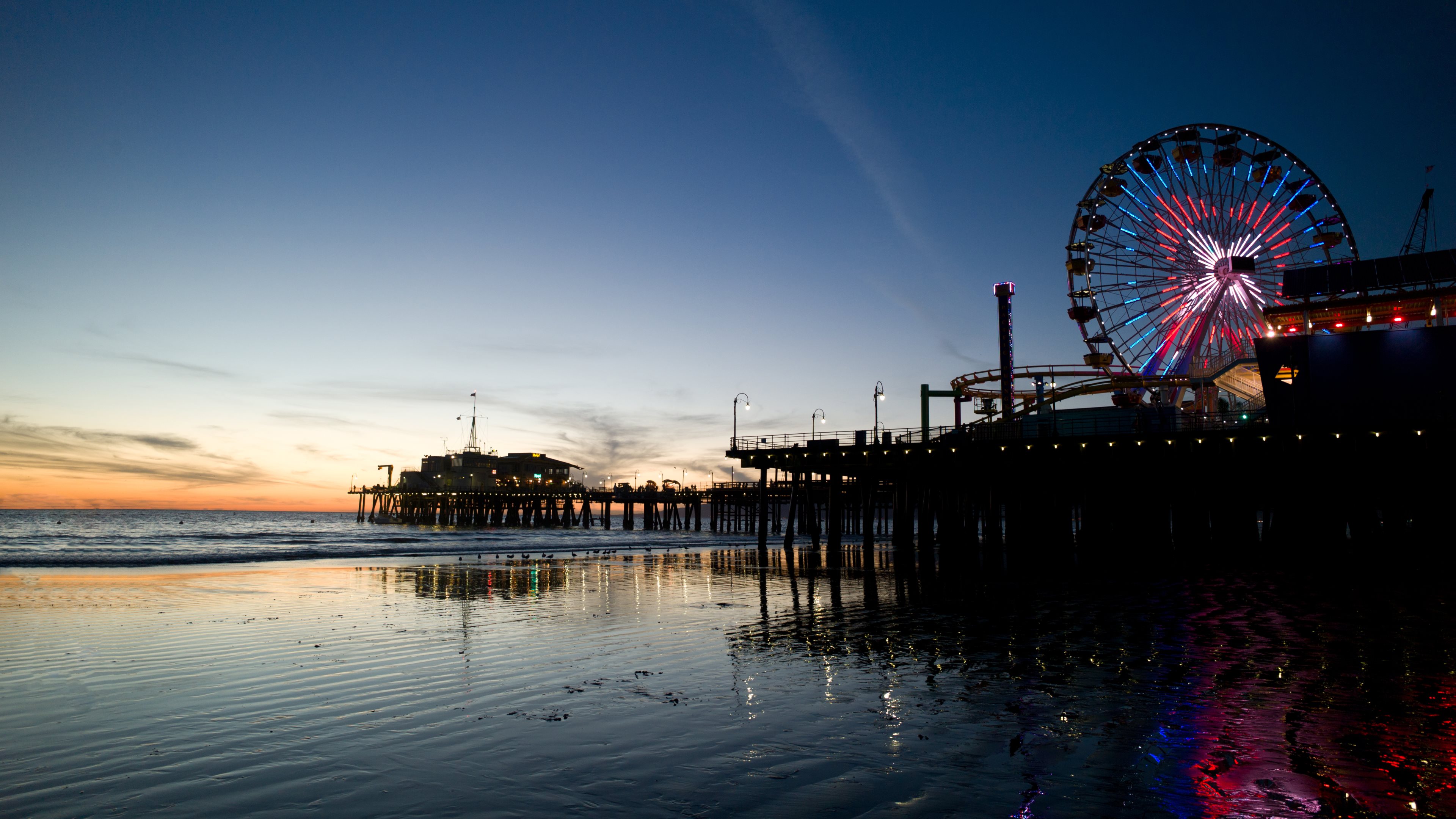 Santa Monica Pier 3840x2160