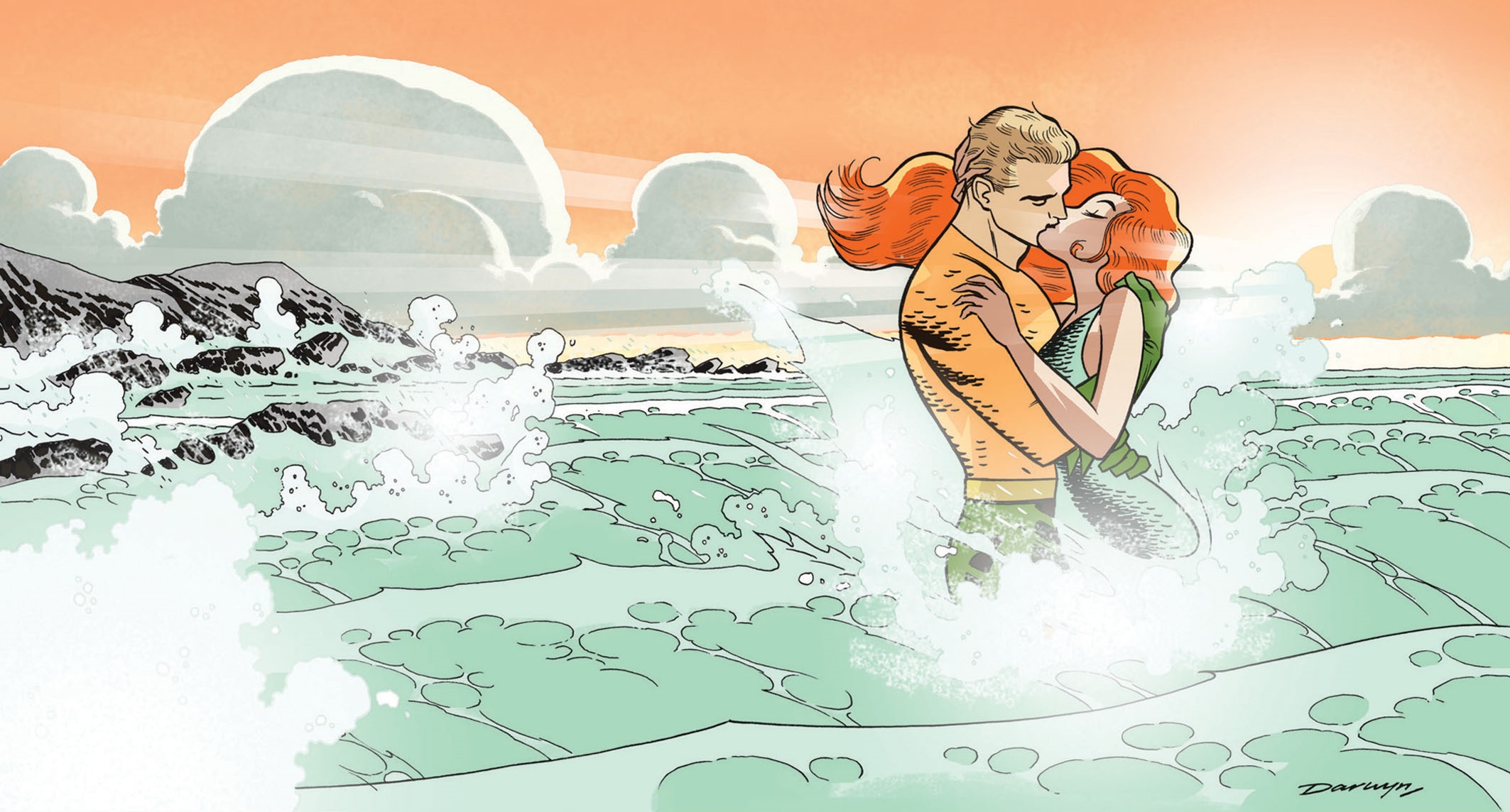 Aquaman Mera Dc Comics 2126x1144