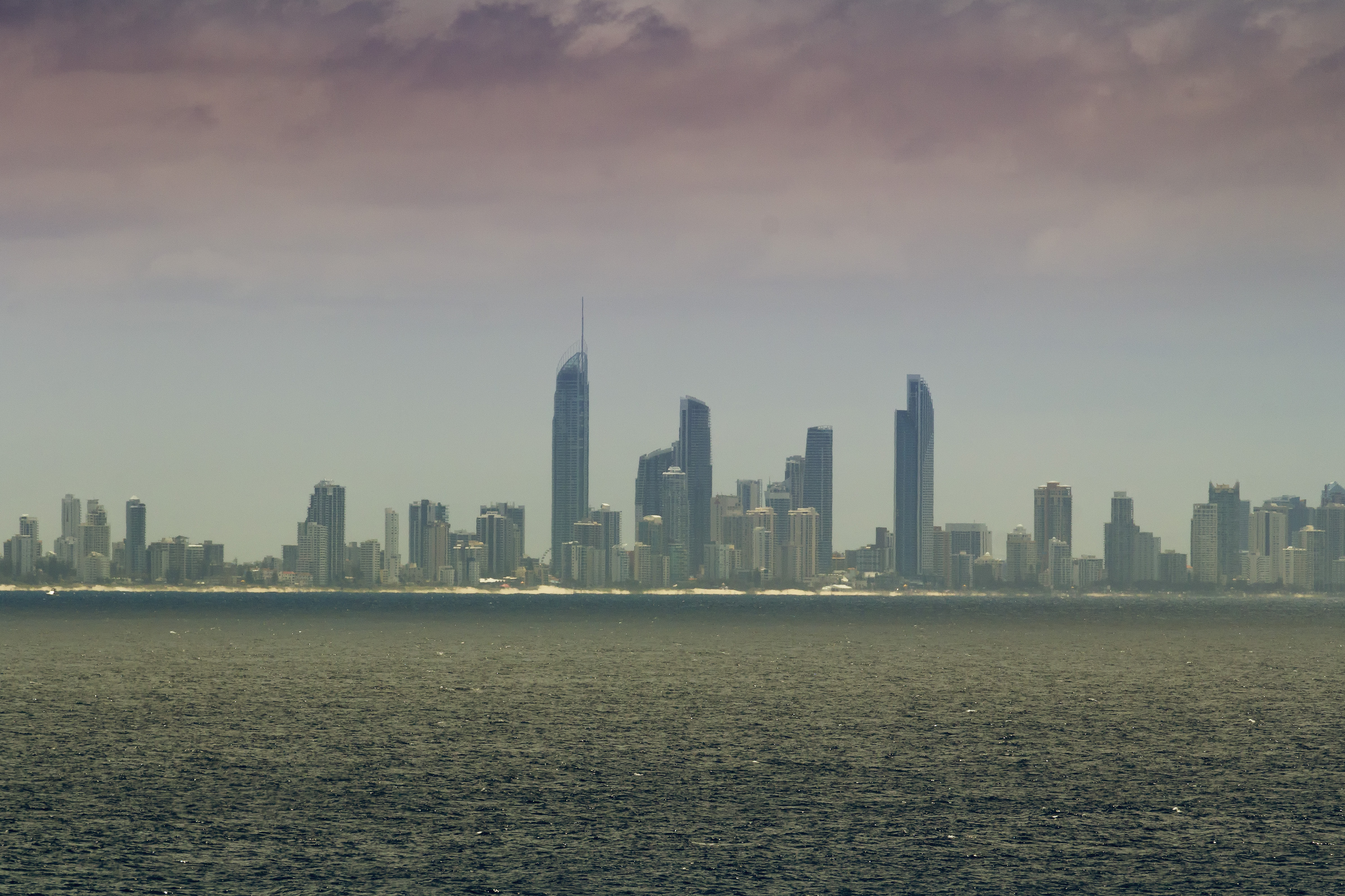 Gold Coast Queensland Australia Skyline Rainbow Bay 4788x3191