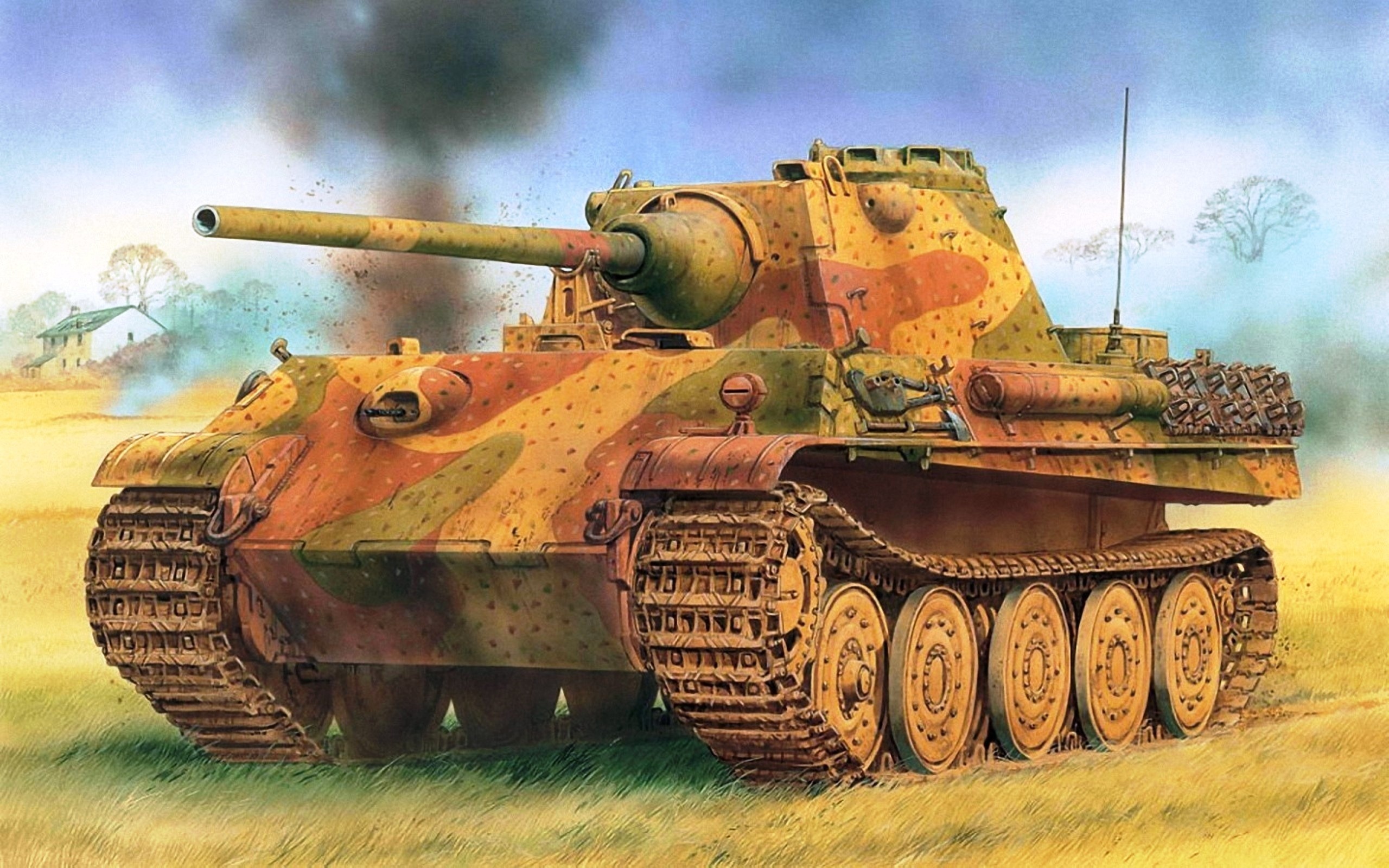 Military Panther Tank 2560x1600