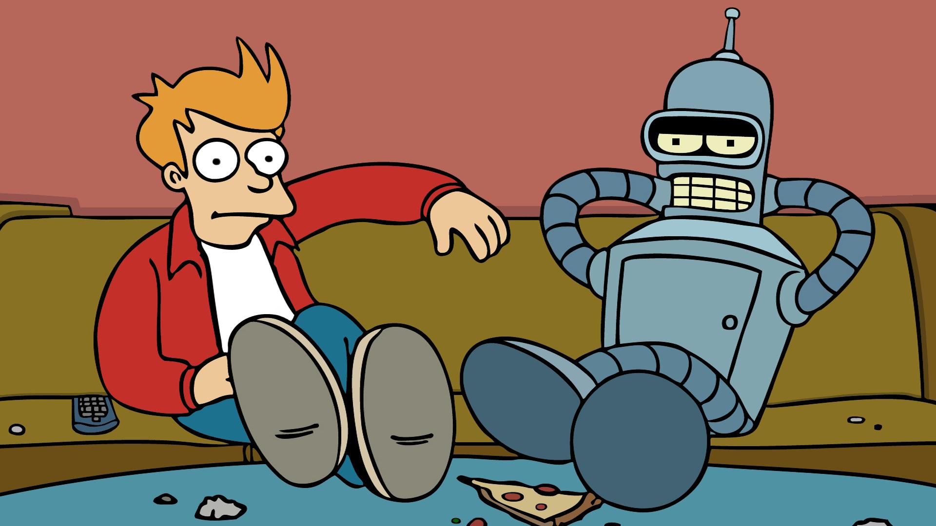Futurama Sci Fi Robot Bender Futurama Fry Futurama 1920x1080