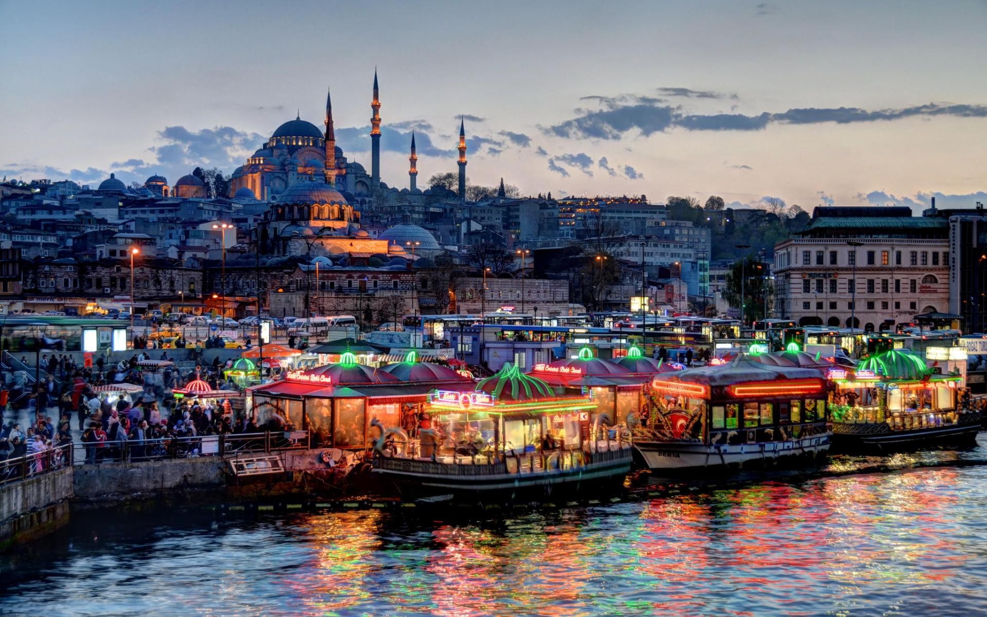 City Istanbul Suleymaniye Mosque 1920x1200