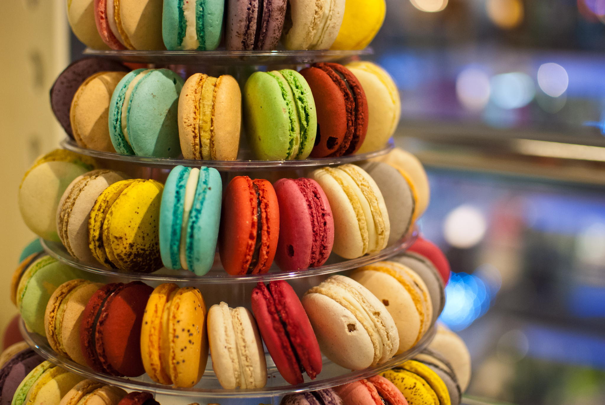 Biscuit Colorful Cookie Macaron 2048x1371
