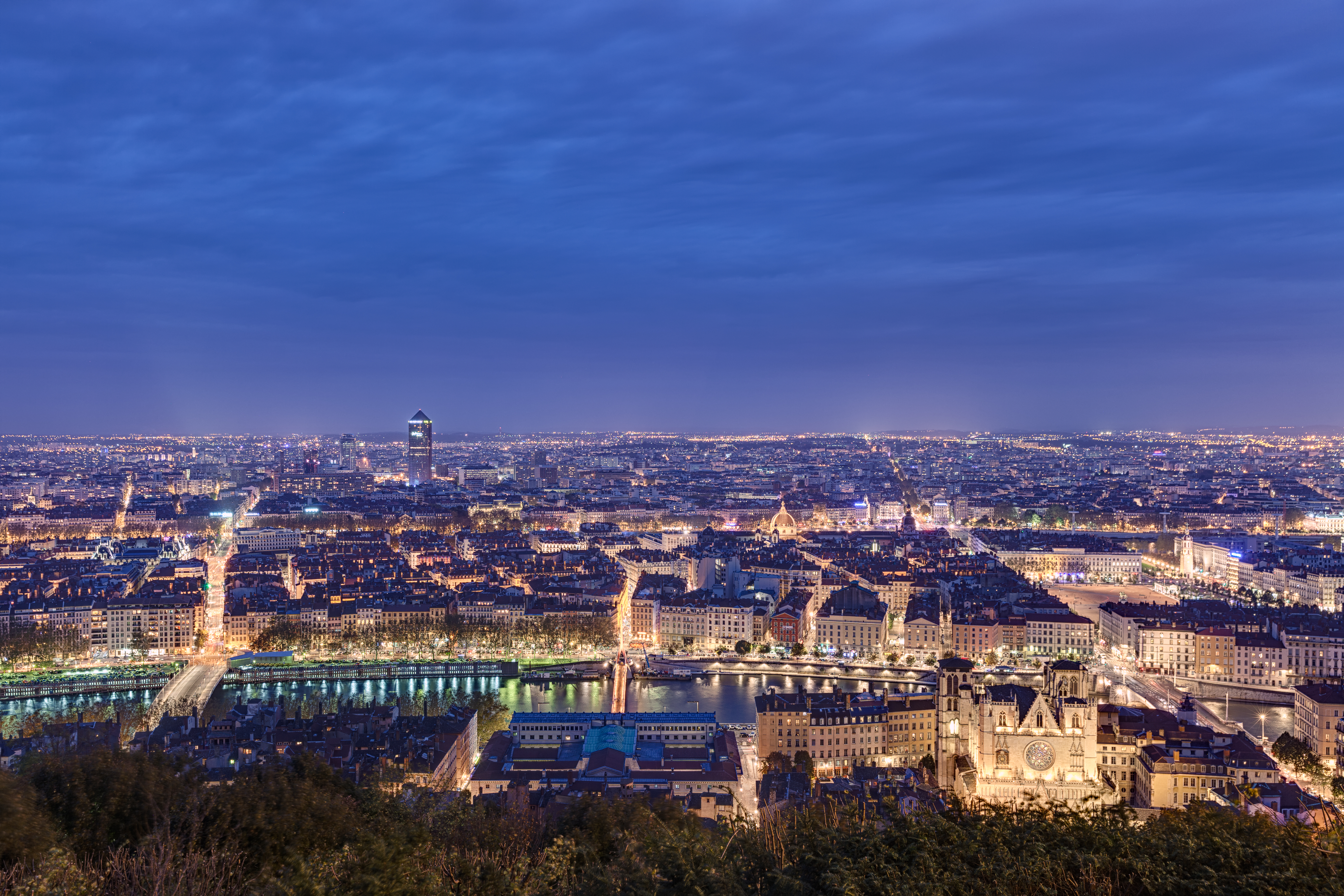 France Lyon Panorama 5581x3721