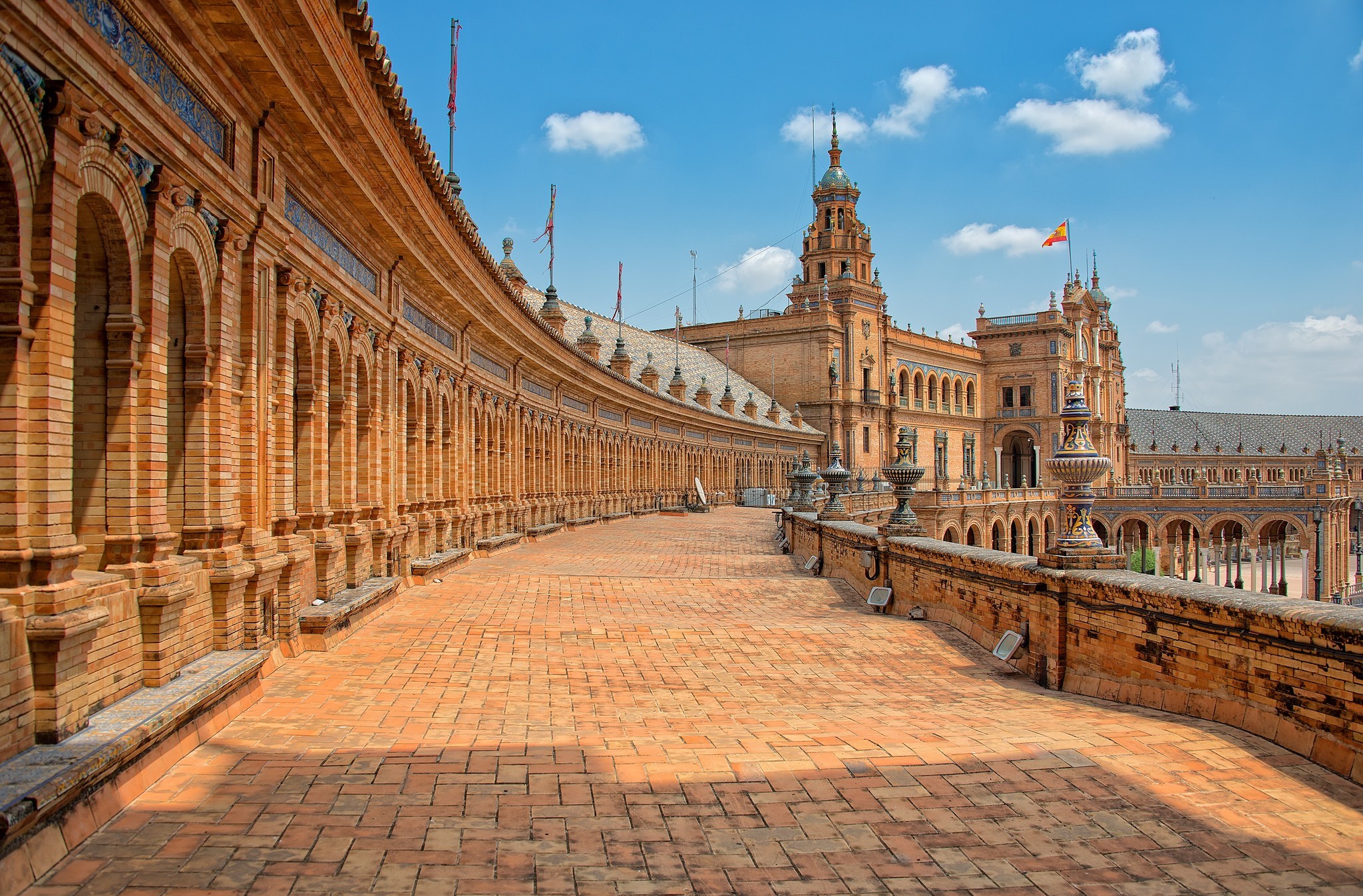 Spain Seville Plaza De Espana Place 2048x1347