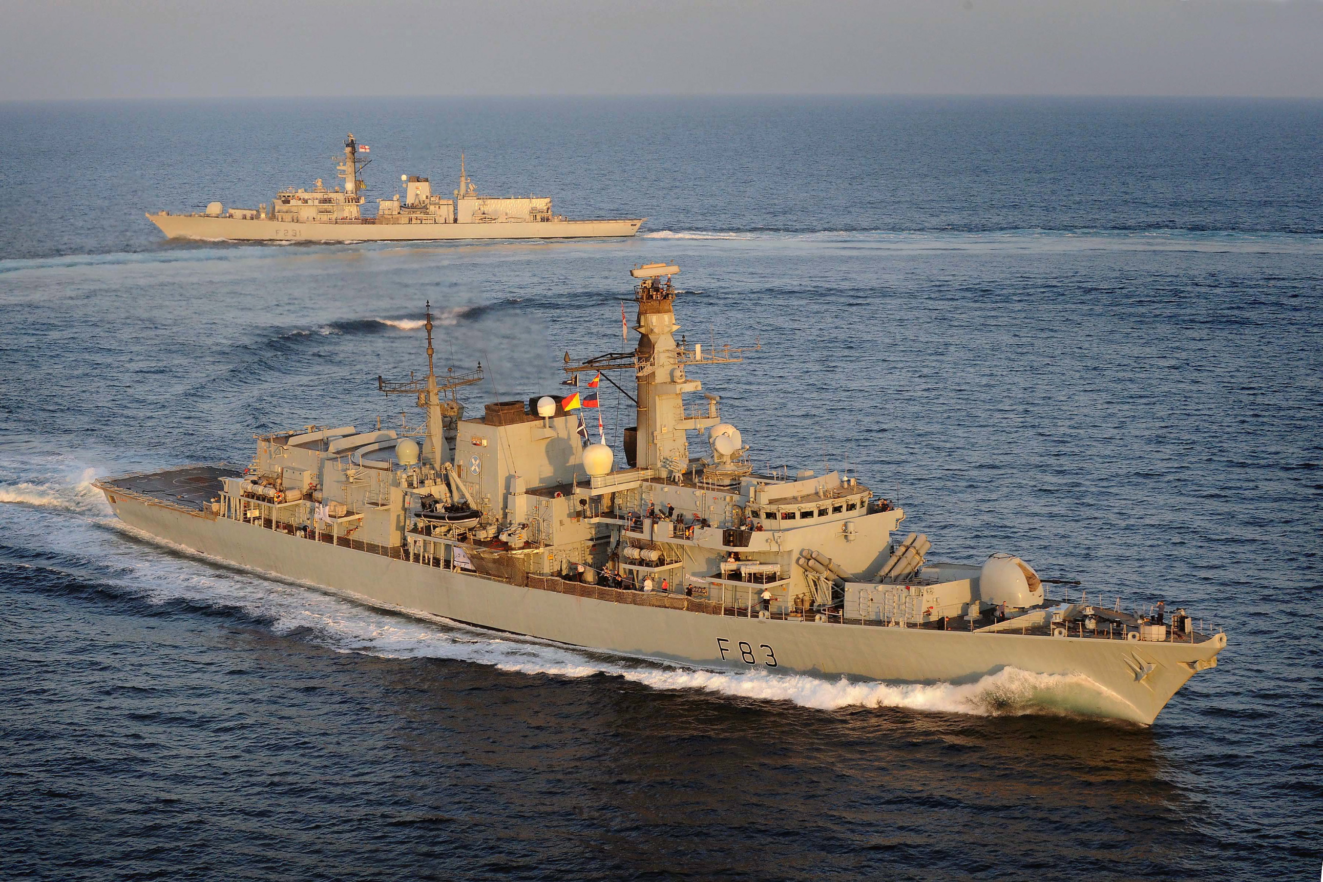 Frigate Hms St Albans F83 Warship 2709x1806