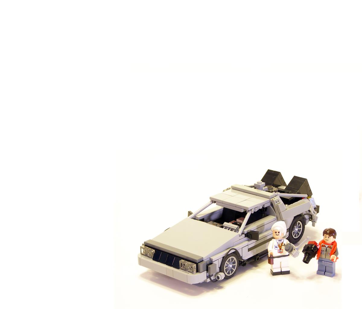 Back To The Future DeLorean Lego 1200x1024