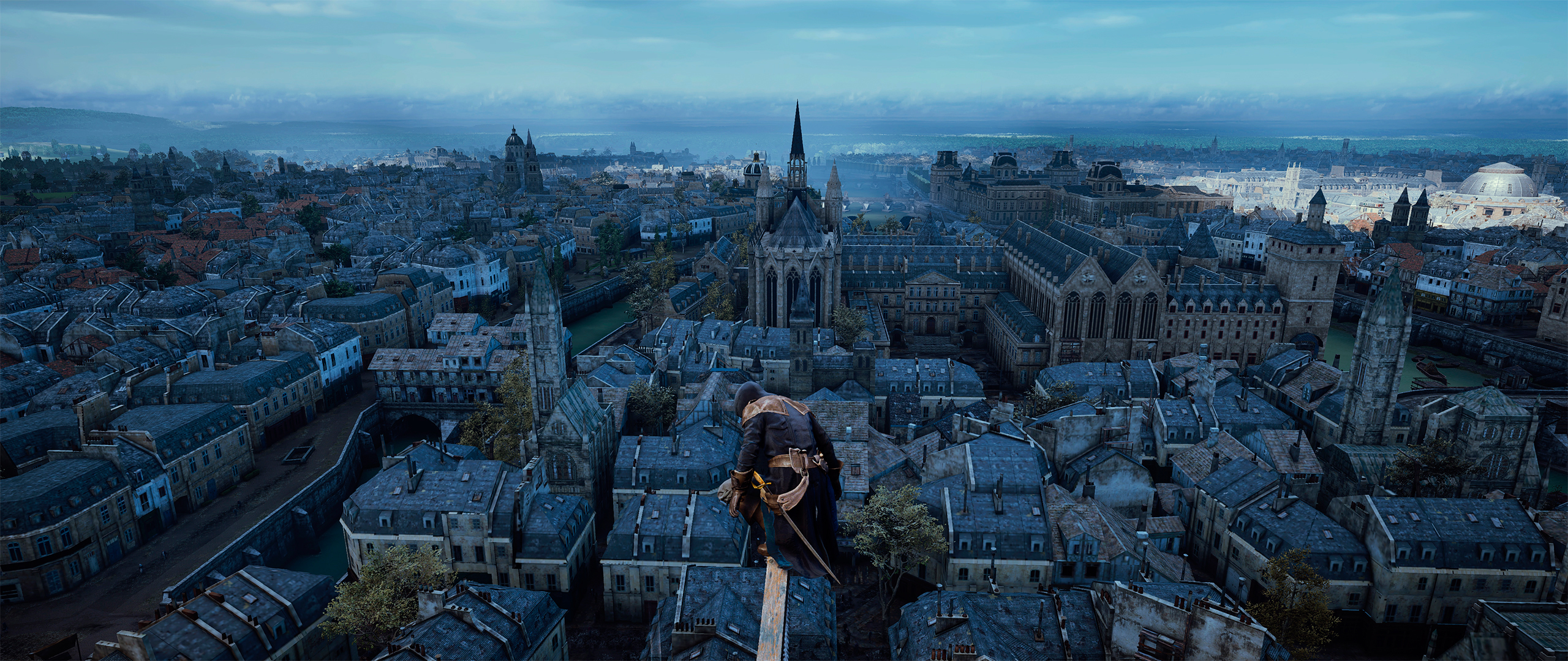 Assassins Creed Unity Paris 2560x1080