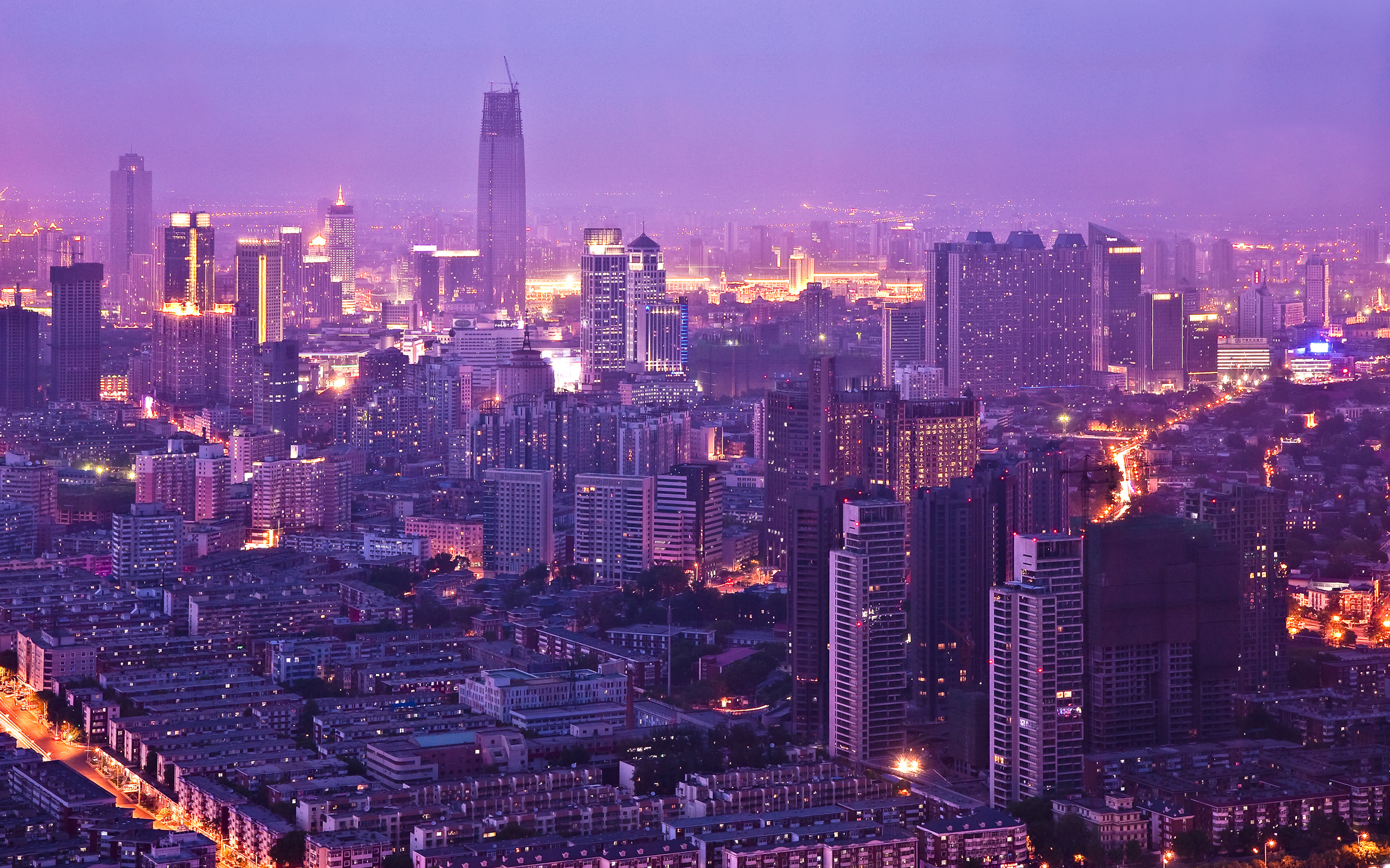 Tianjin China Night 2560x1600