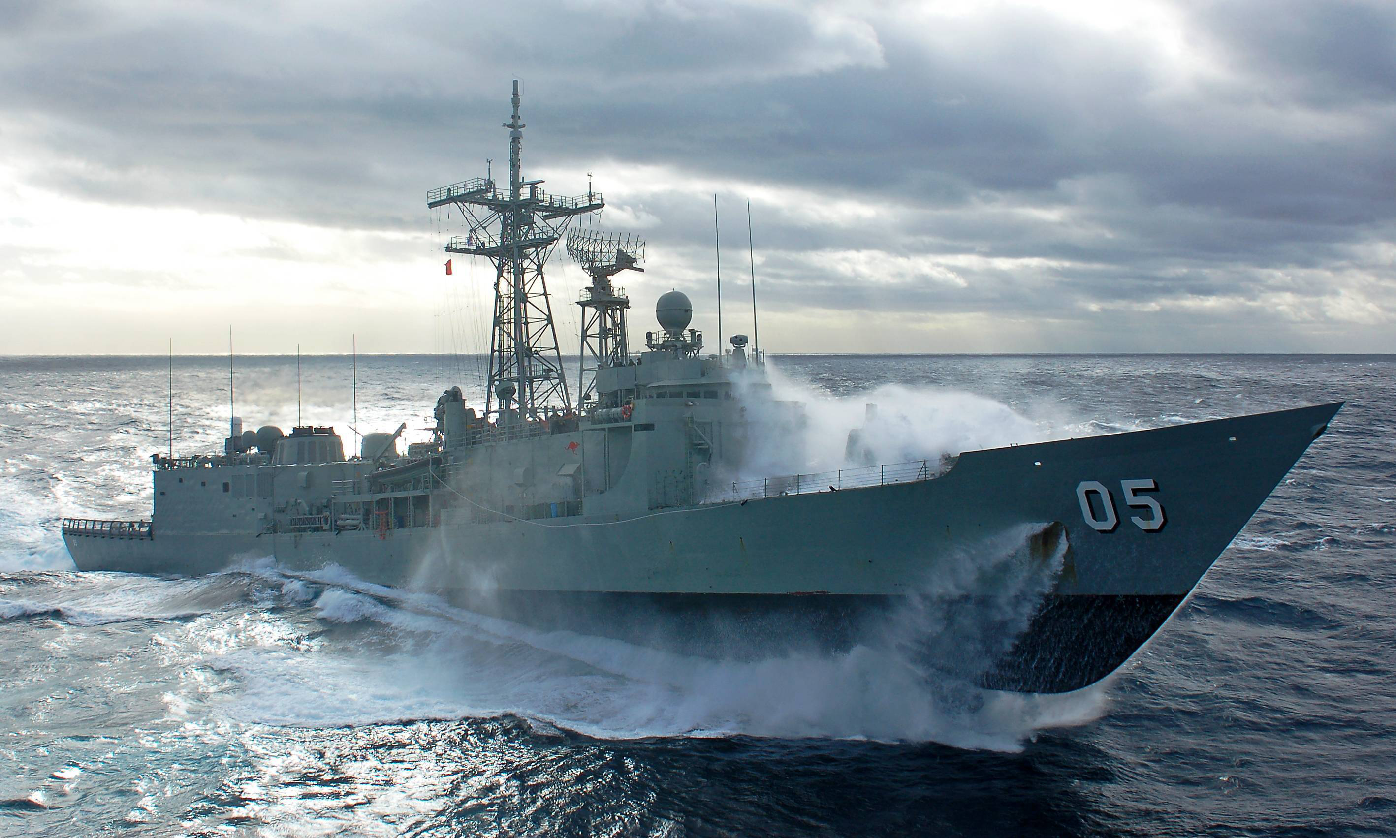 Frigate Hmas Melbourne Ffg 05 Warship 2836x1703