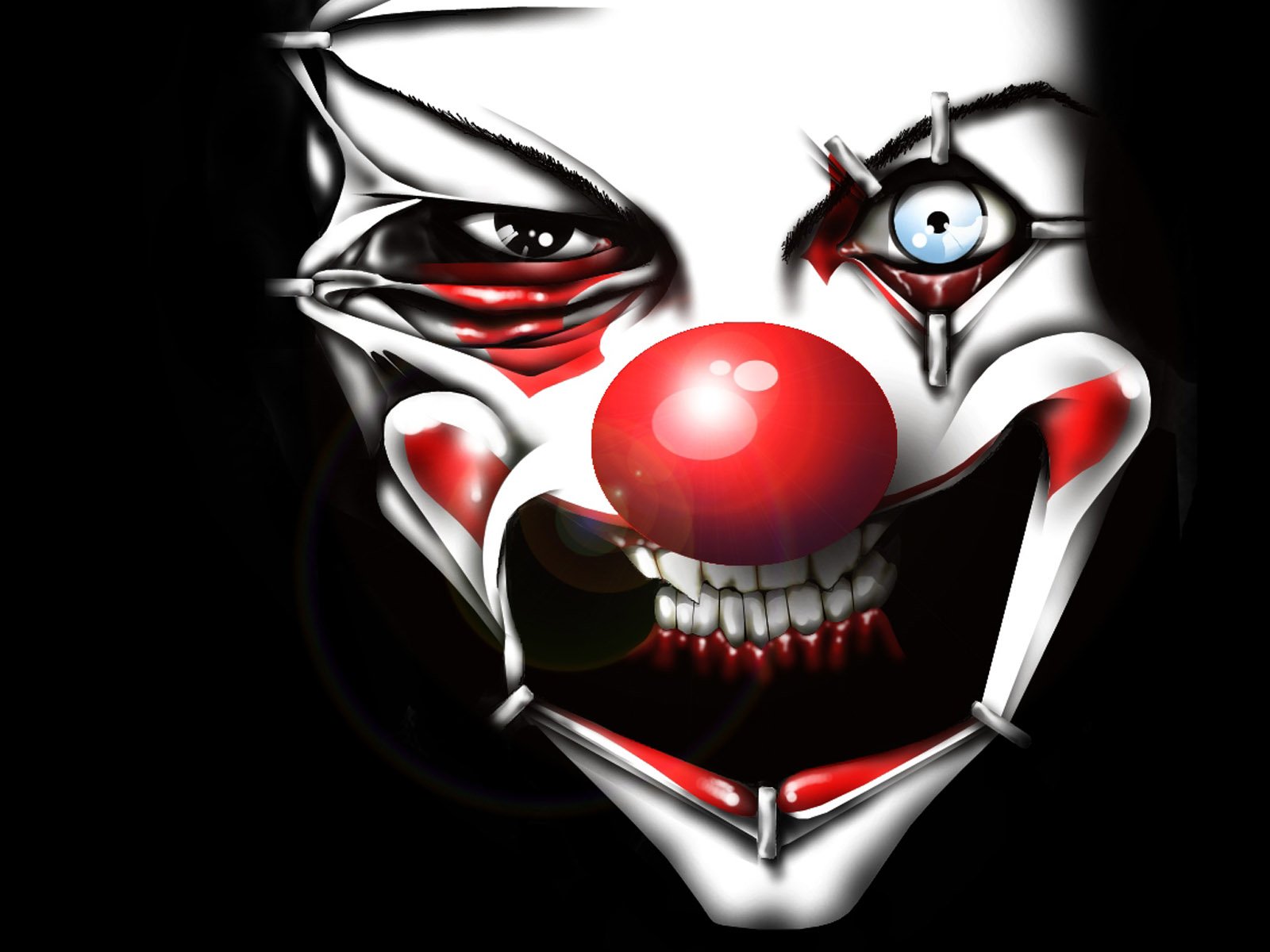 Clown Scary Creepy 1600x1200