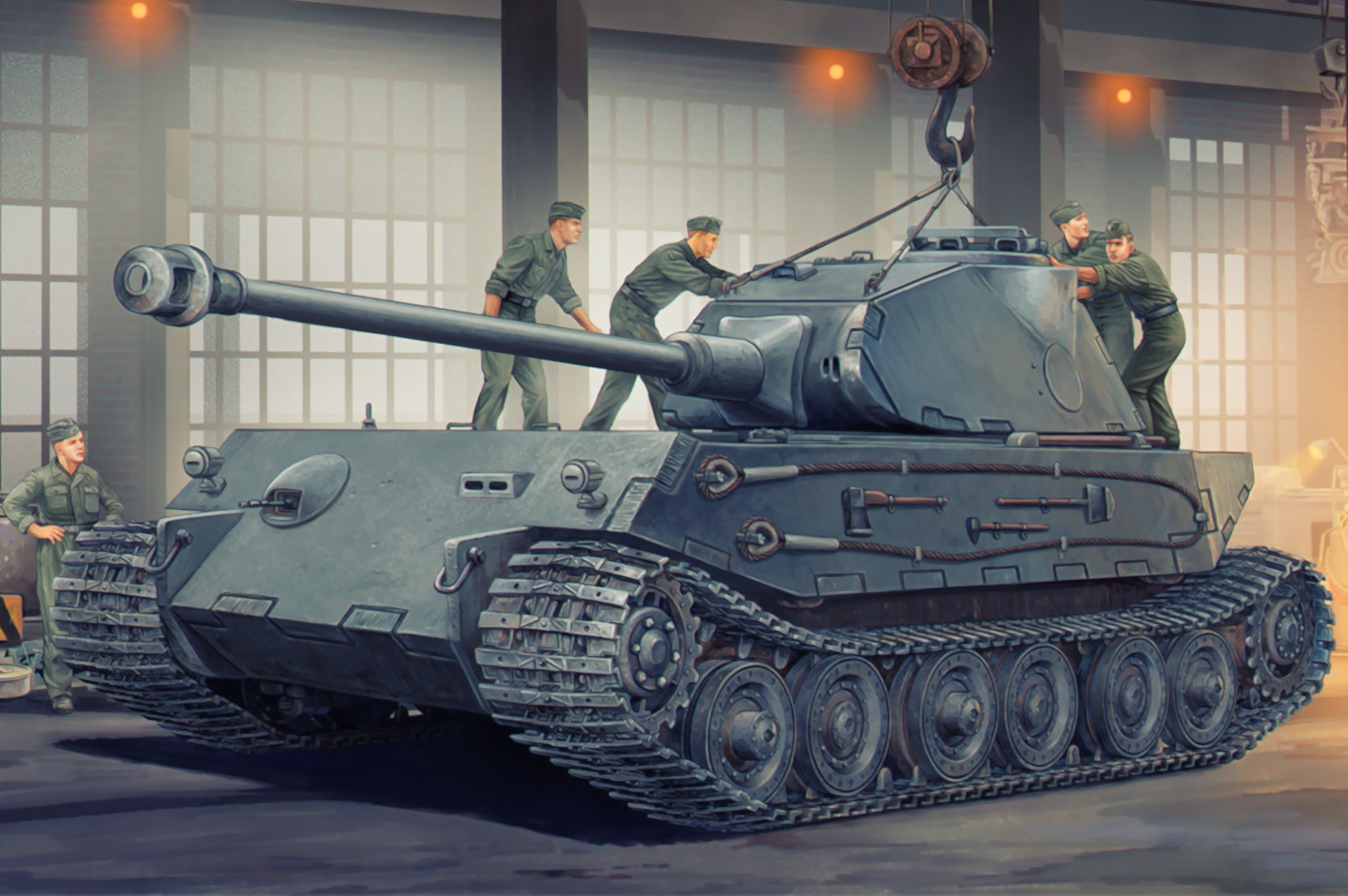 Artistic Tank Tiger Ii 3072x2043