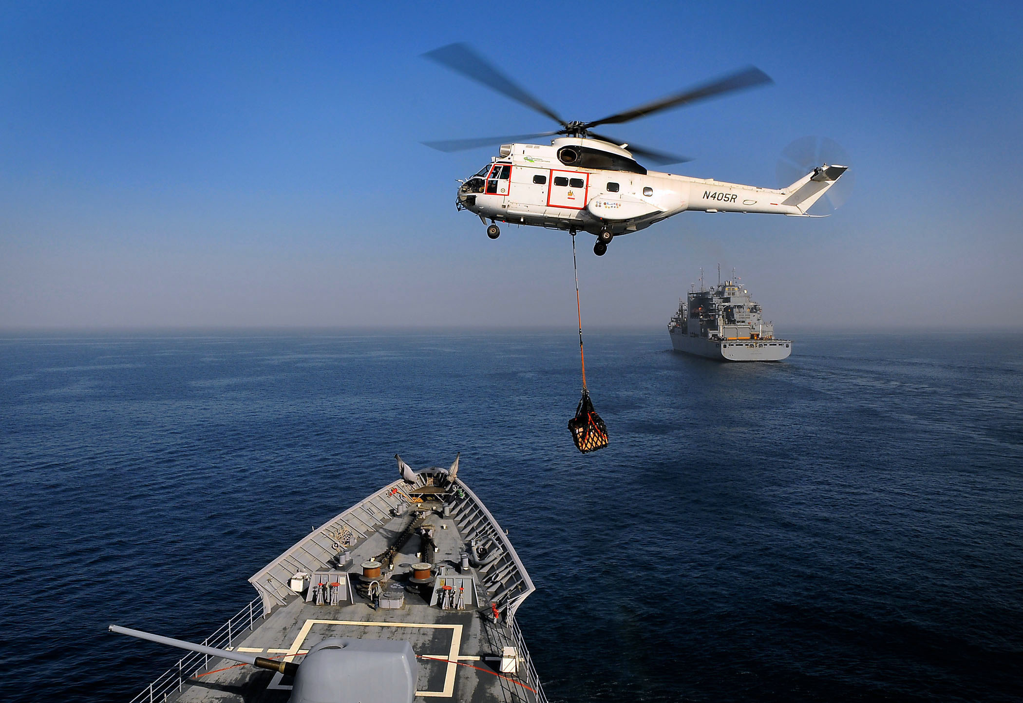 Aerospatiale Helicopter Marines Maritime Military Navy Sa 330 Puma Ship Usns Lewis And Clark Uss Lak 2100x1443
