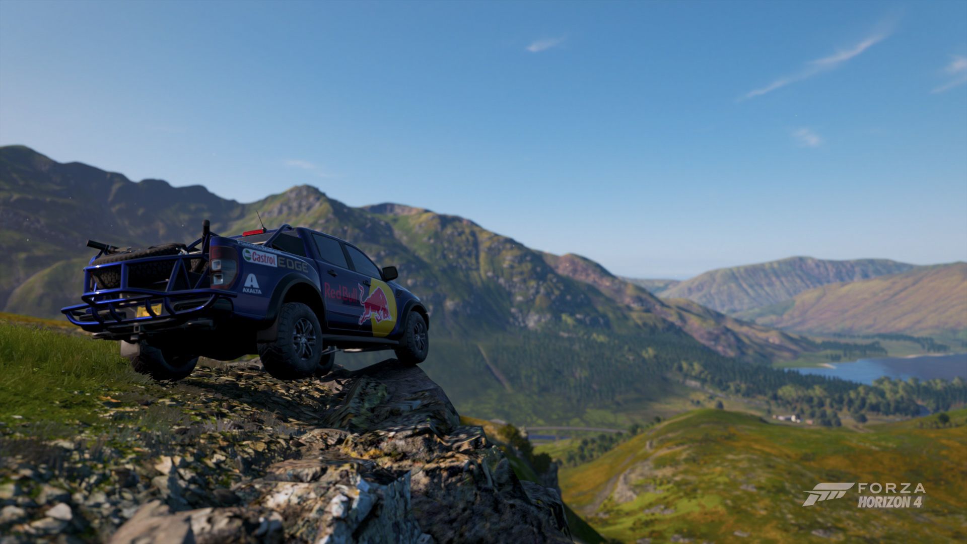 Forza Horizon 4 Car Video Games Ford Ranger Raptor Red Bull Offroad 1920x1080