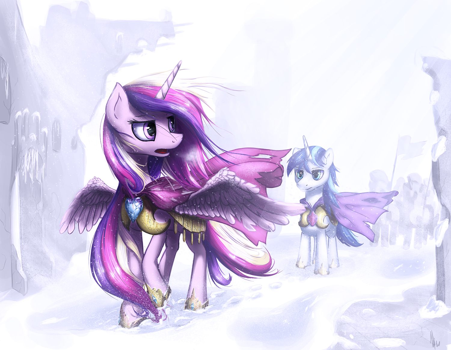 Princess Cadance Shining Armor 1500x1166