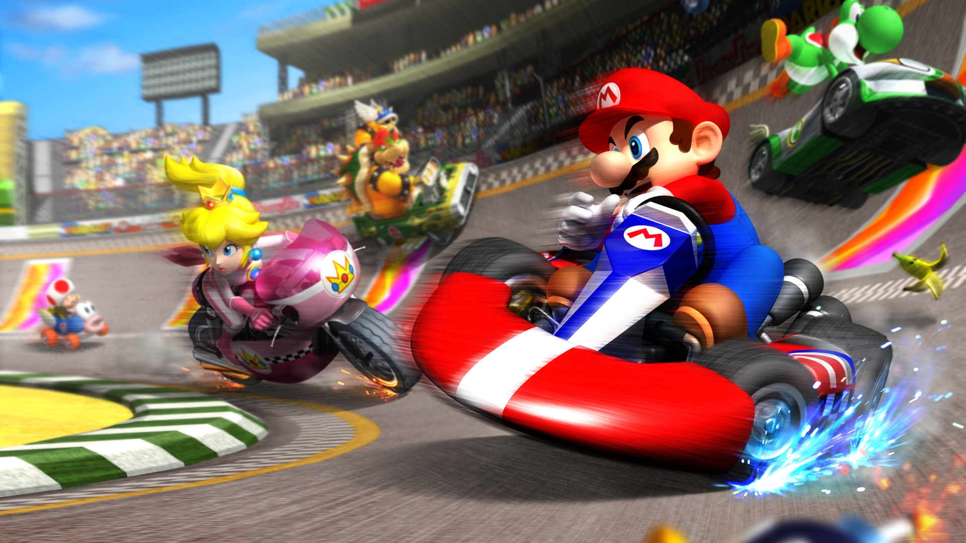 Video Game Super Mario Kart 1920x1080