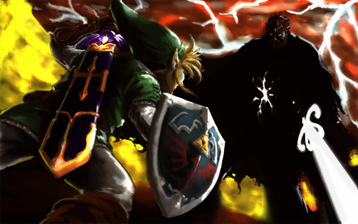 Link The Legend Of Zelda Twilight Princess Ganondorf 1440x900