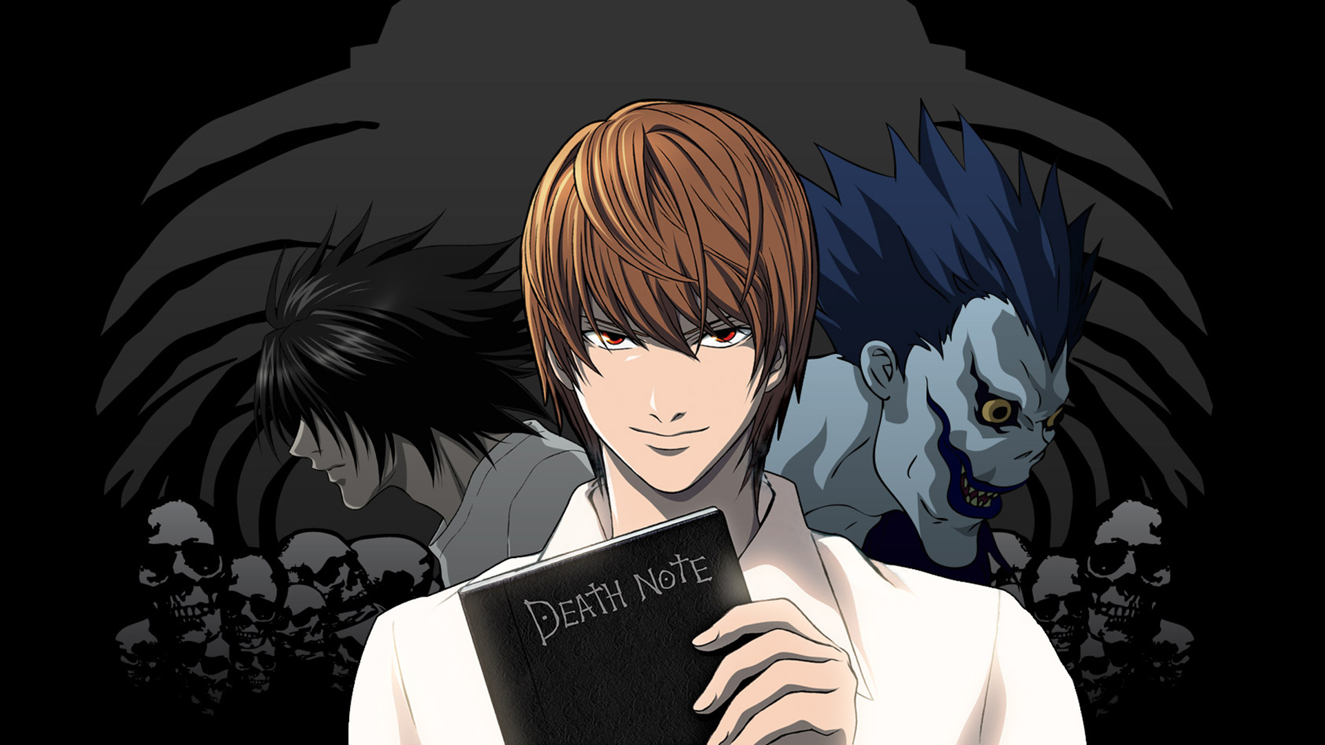 L Death Note Light Yagami Ryuk Death Note 1920x1080
