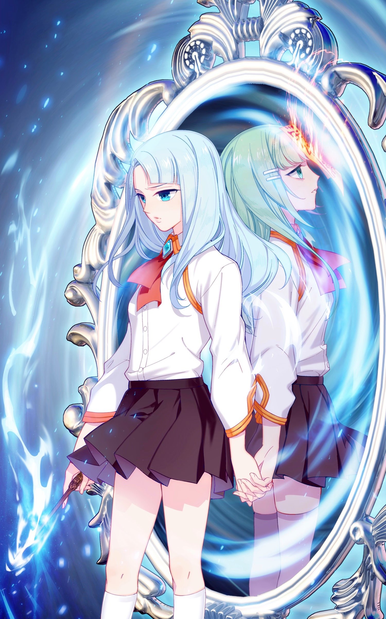Anime Girls Anime Vertical Digital Art Artwork 1500x2400