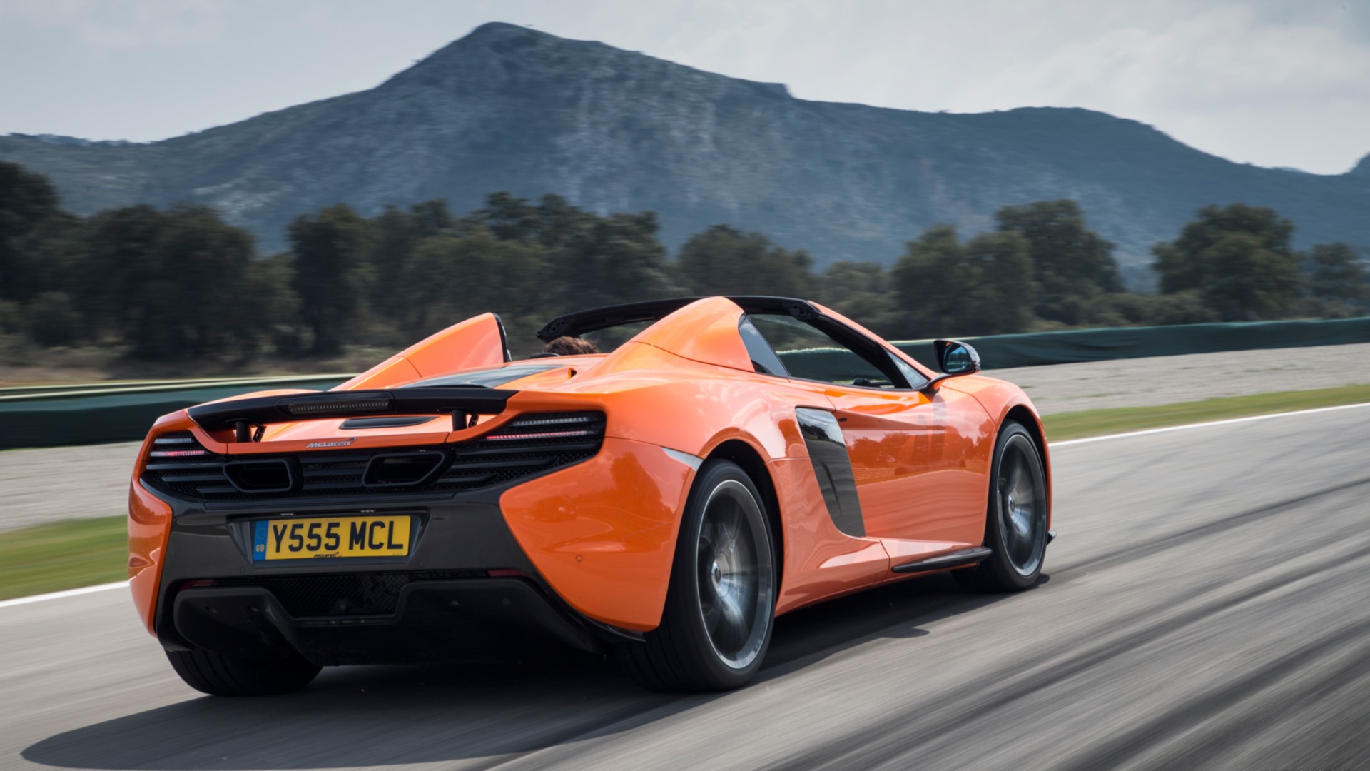 McLaren 650S McLaren Vehicle Car Supercar McLaren 650S Spider Orange Car 1920x1080