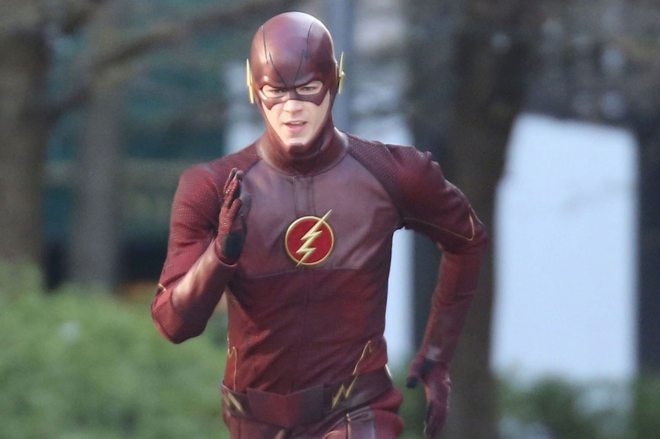 Barry Allen Flash Grant Gustin The Flash 2014 2197x1463