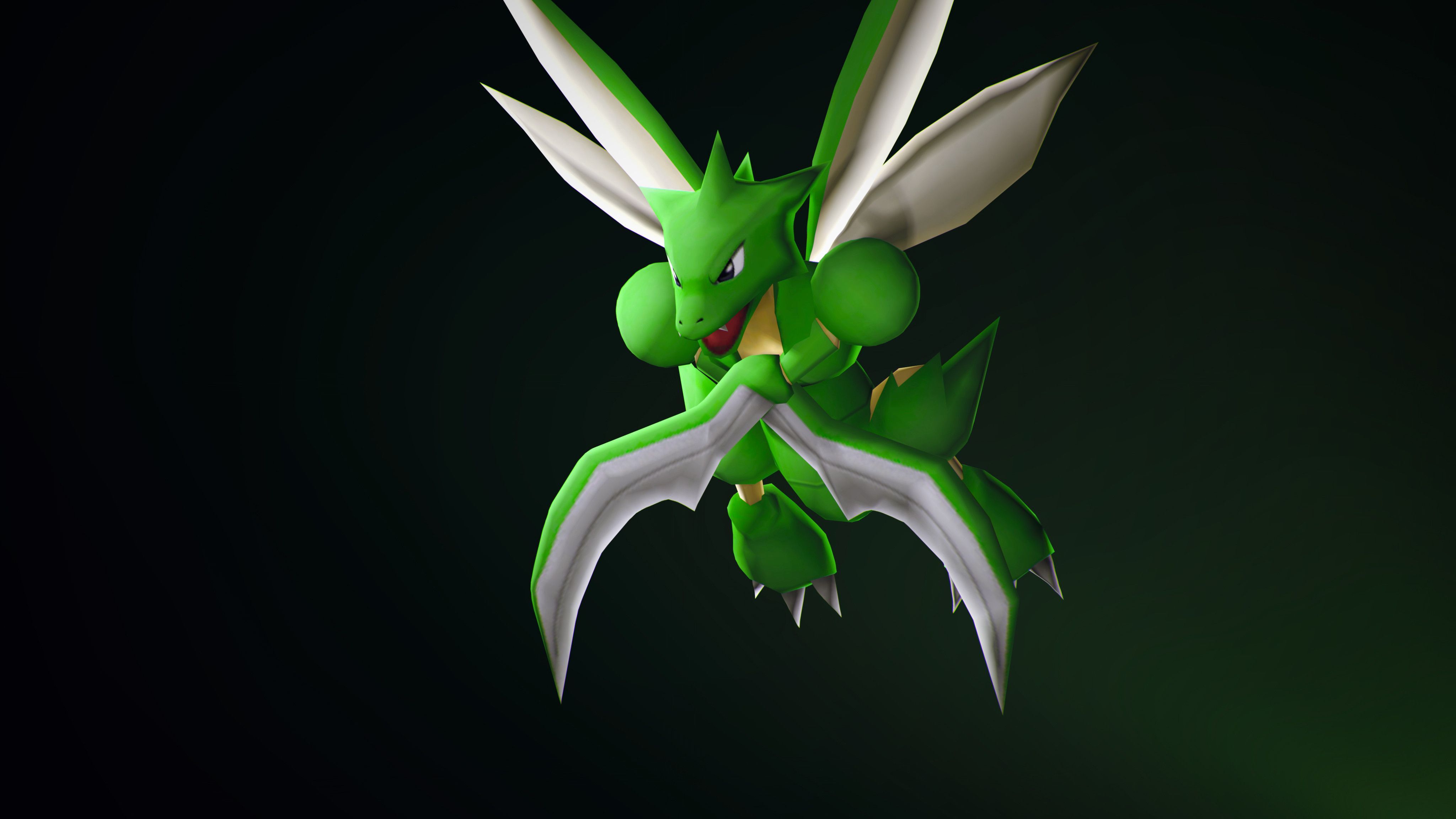 Scyther Pokemon 4096x2304