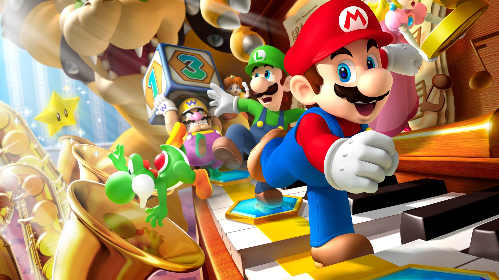 Video Game Mario Party 1920x1080