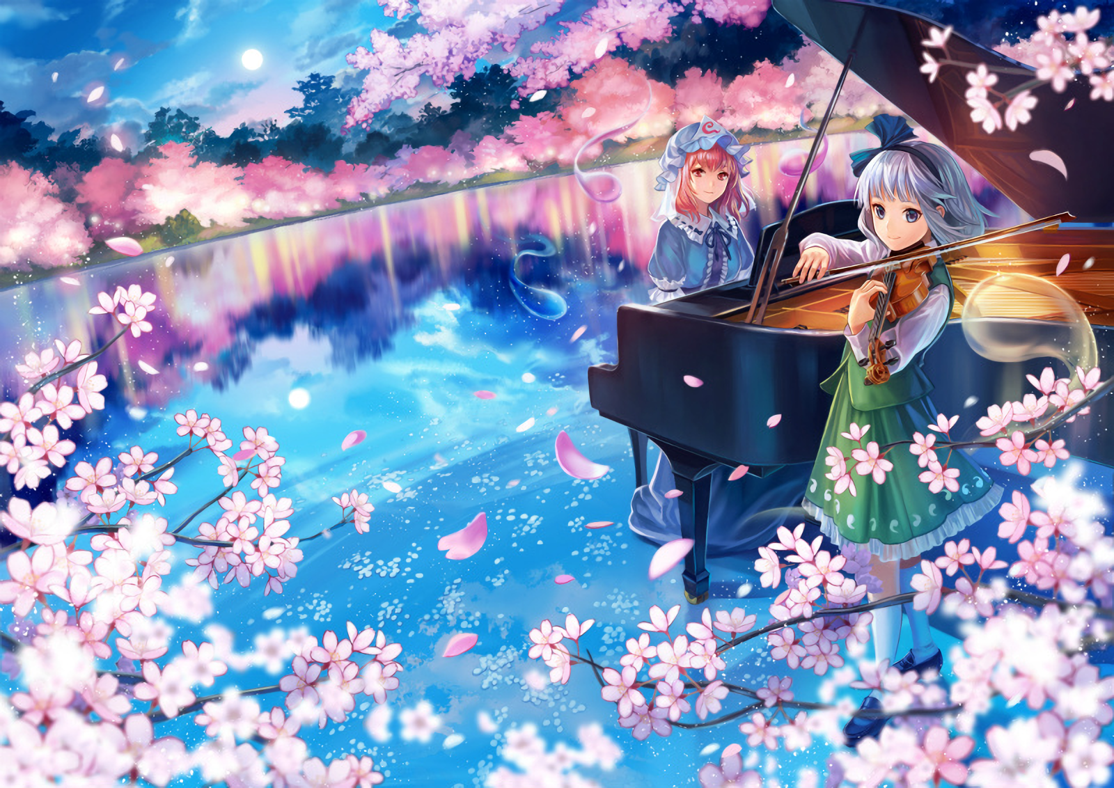 Youmu Konpaku Myon Touhou Yuyuko Saigyouji 1600x1132