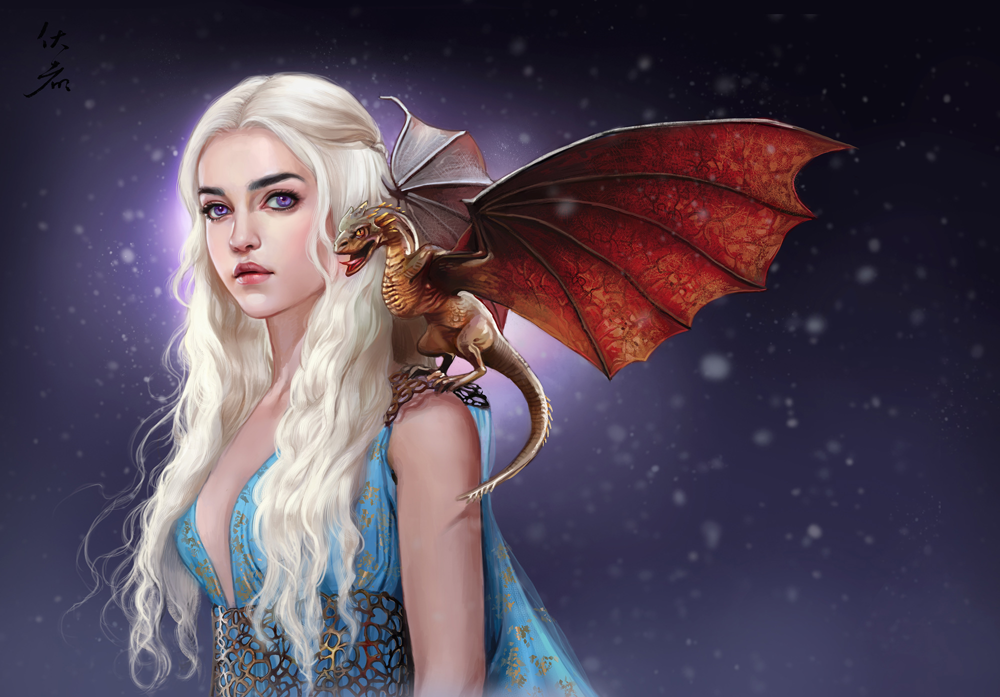 Dragon Game Of Thrones Daenerys Targaryen A Song Of Ice And Fire 2000x1394