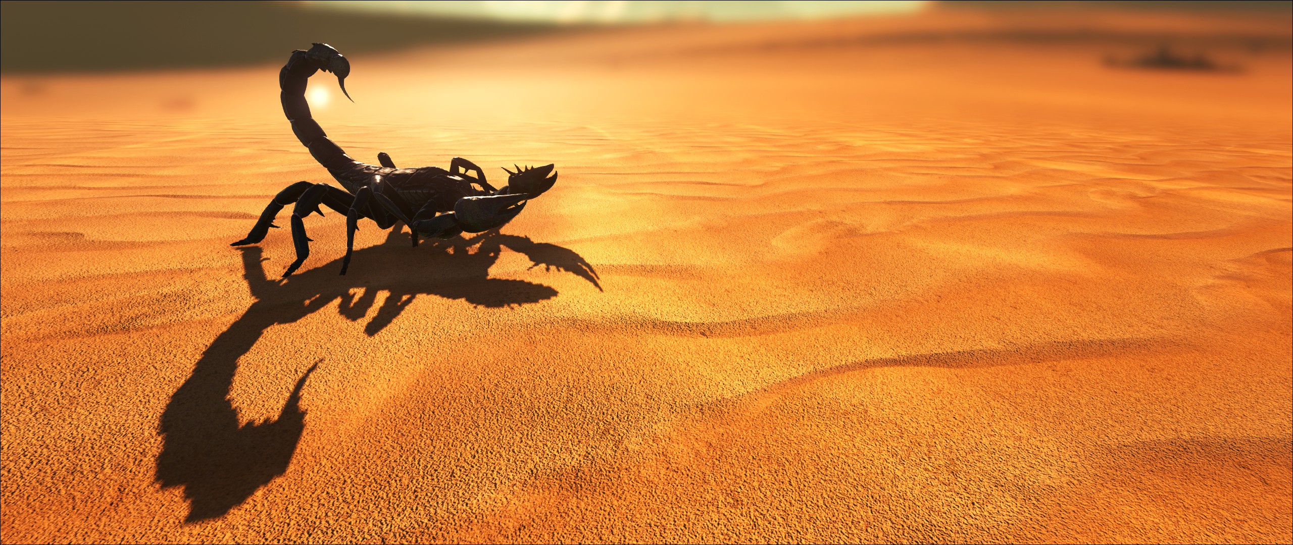 Ark Survival Evolved Scorpion Sand Desert 2560x1080