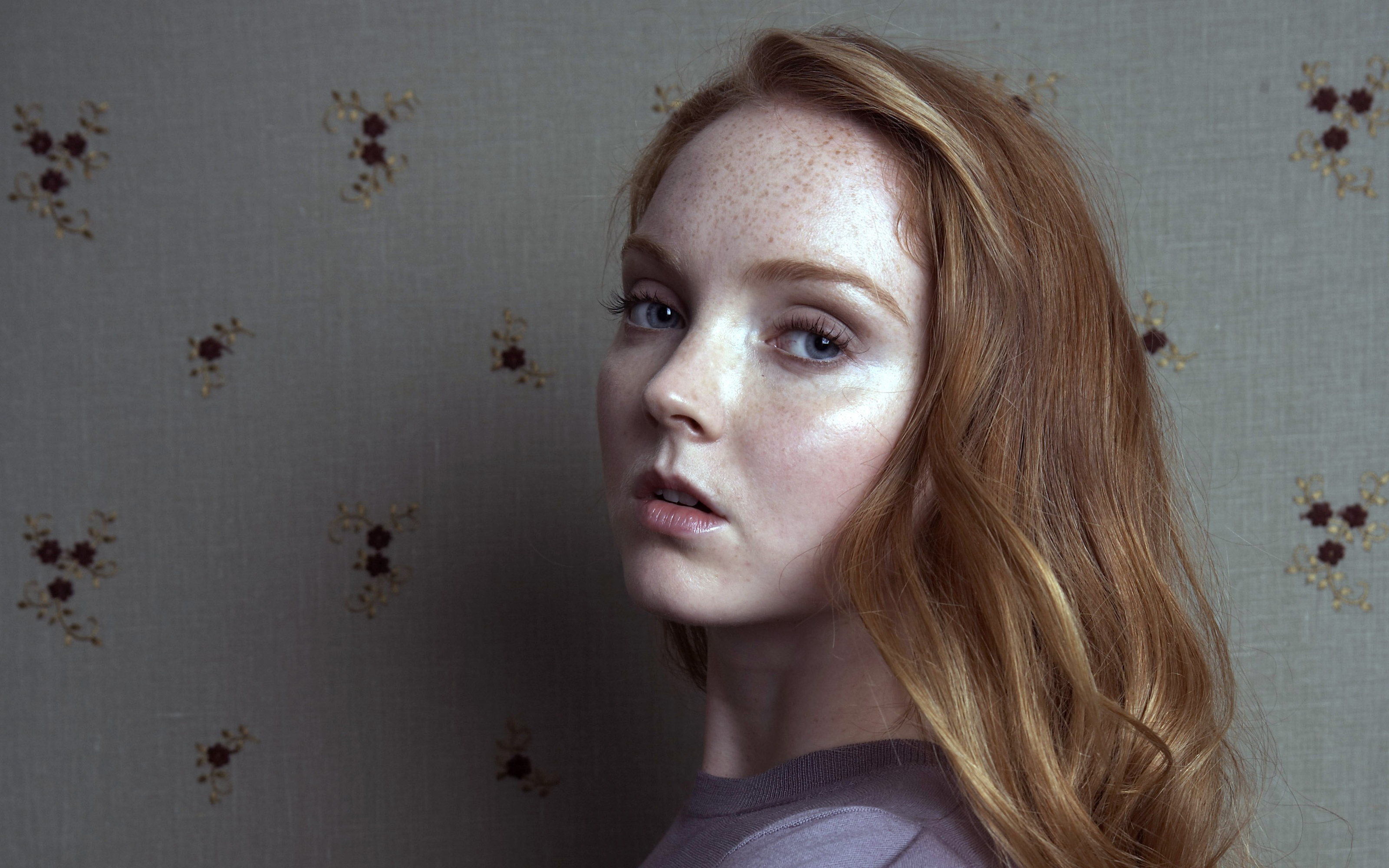 Actress English Lily Cole Model 3200x2000