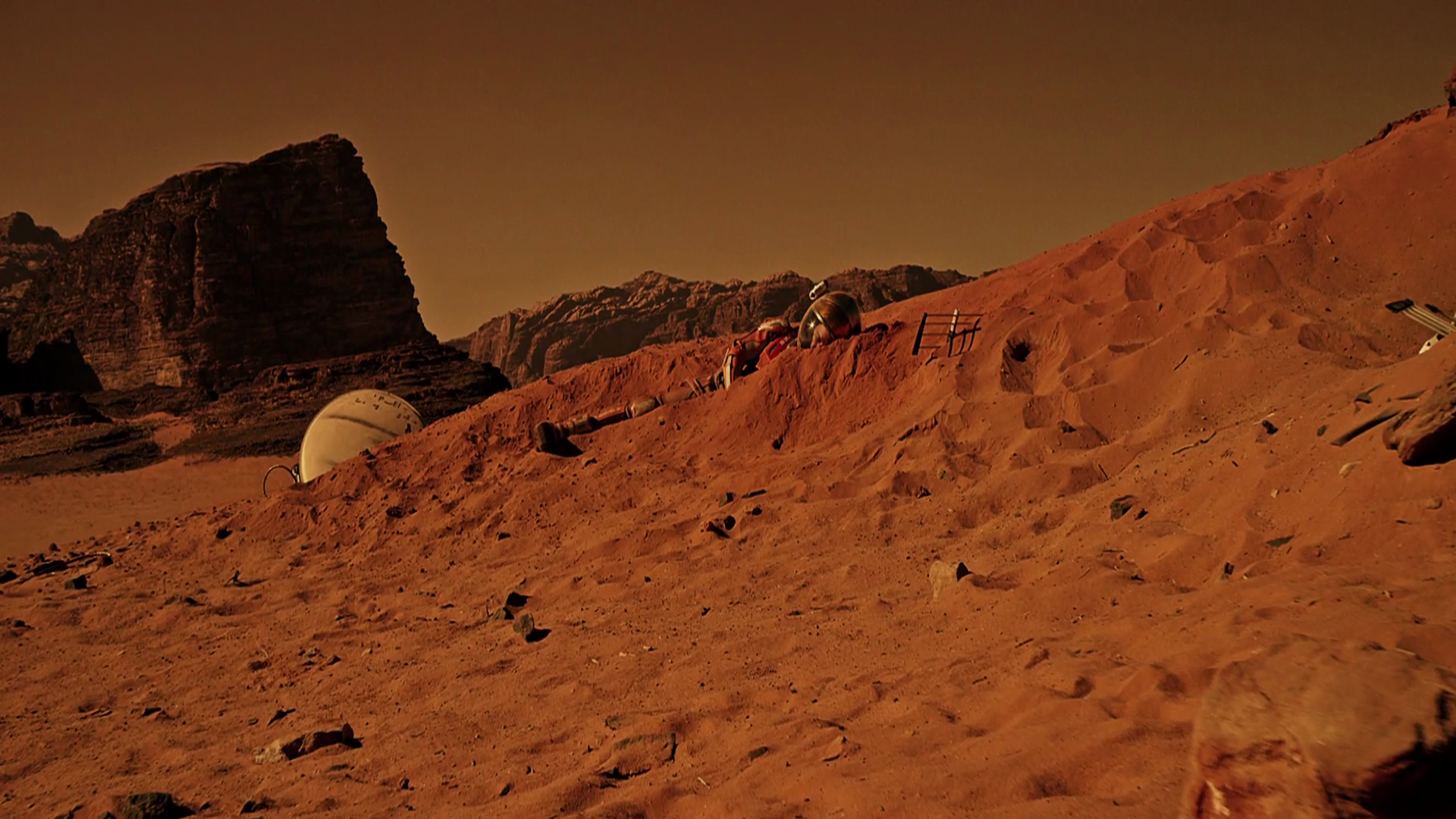 Planet Sand The Martian 1920x1080