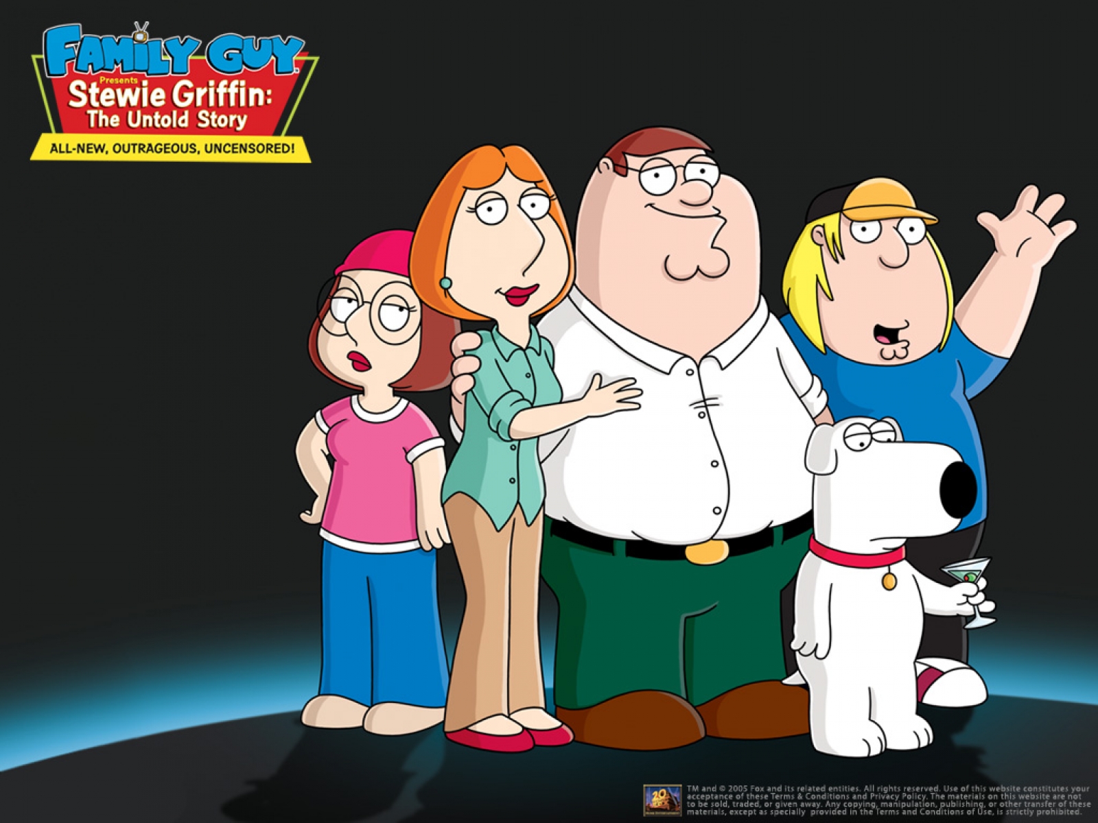 Brian Griffin Peter Griffin Lois Griffin Chris Griffin Meg Griffin 1600x1200