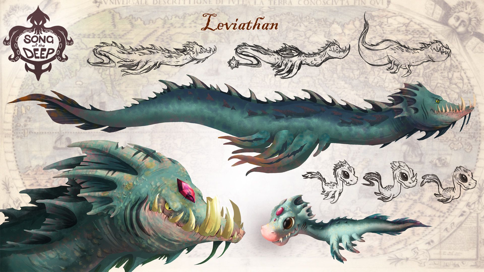 Leviathan Sea Monster 1920x1080