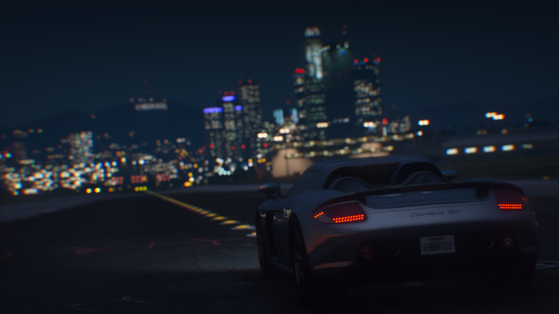 GTA5 Grand Theft Auto Grand Theft Auto V NaturalVision Evolved NVE Modding Porsche Porsche Carrera G 1920x1080