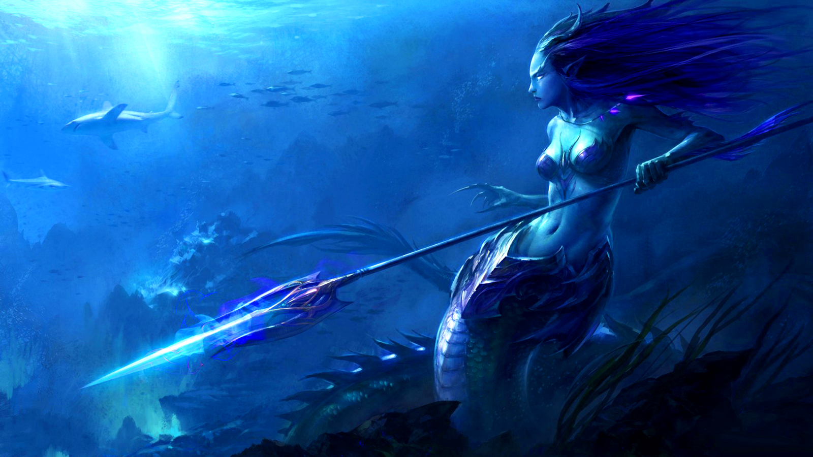 fantasy mermaid wallpaper