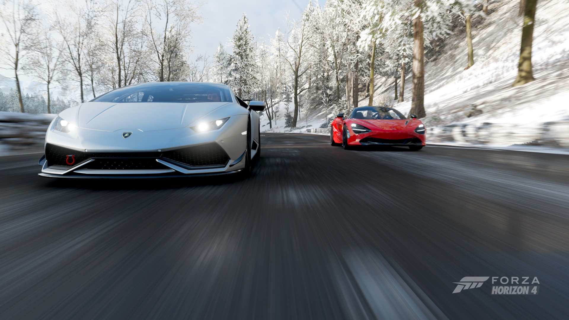 Forza Forza Horizon 4 Car Vehicle Sports Car Speed Racer Race Cars McLaren P1 Lamborghini 1920x1080