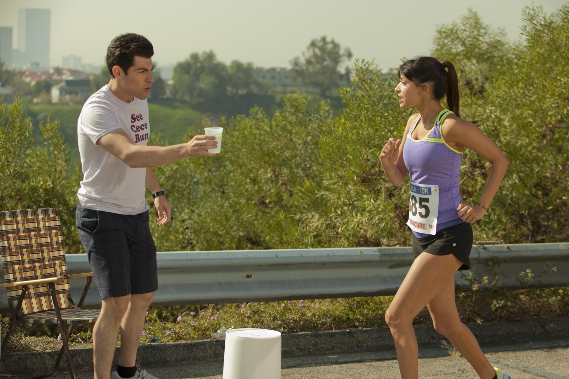 Cece Parekh Hannah Simone Max Greenfield Schmidt New Girl 1950x1300