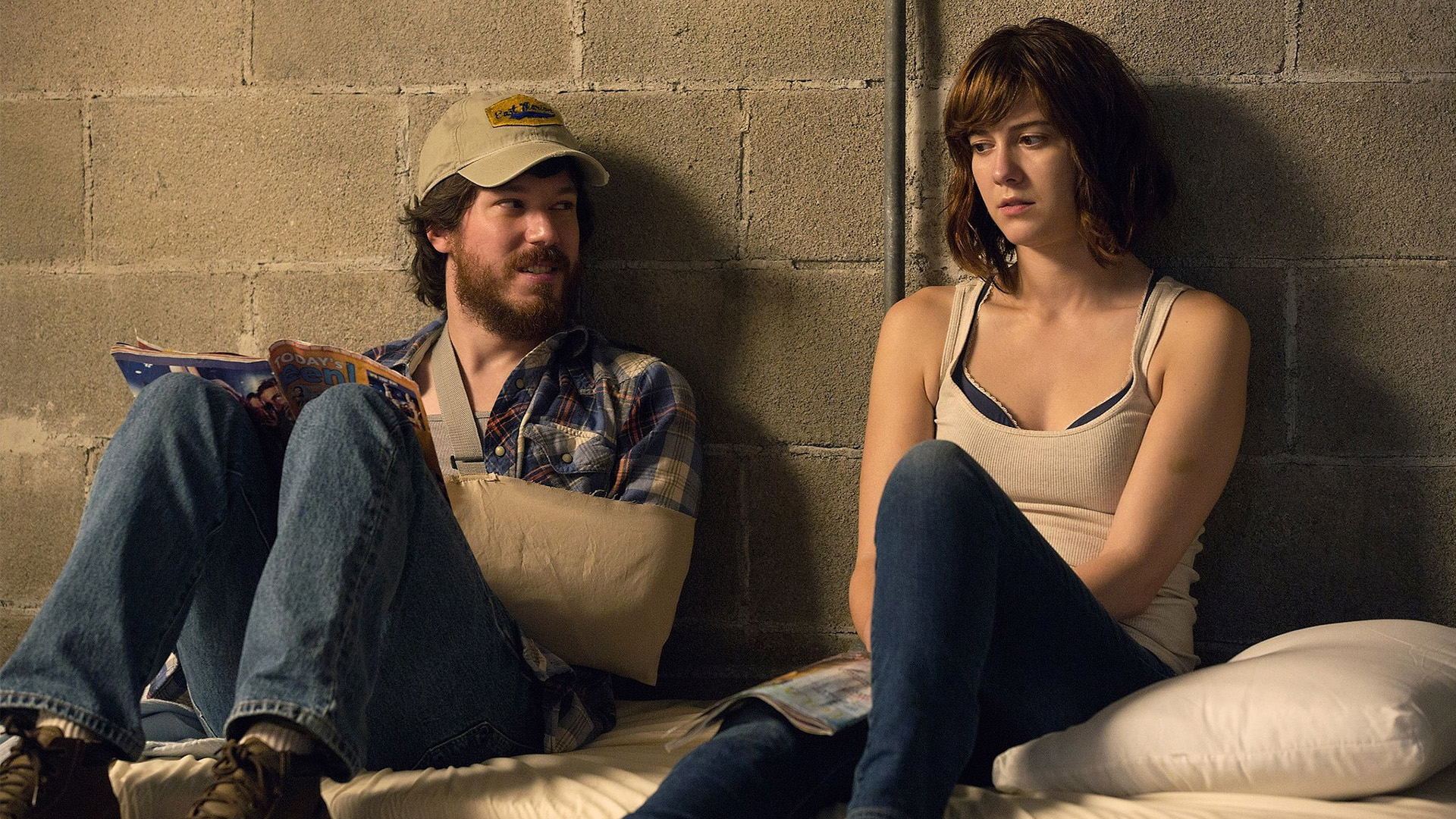 John Gallagher Jr Mary Elizabeth Winstead 1920x1080